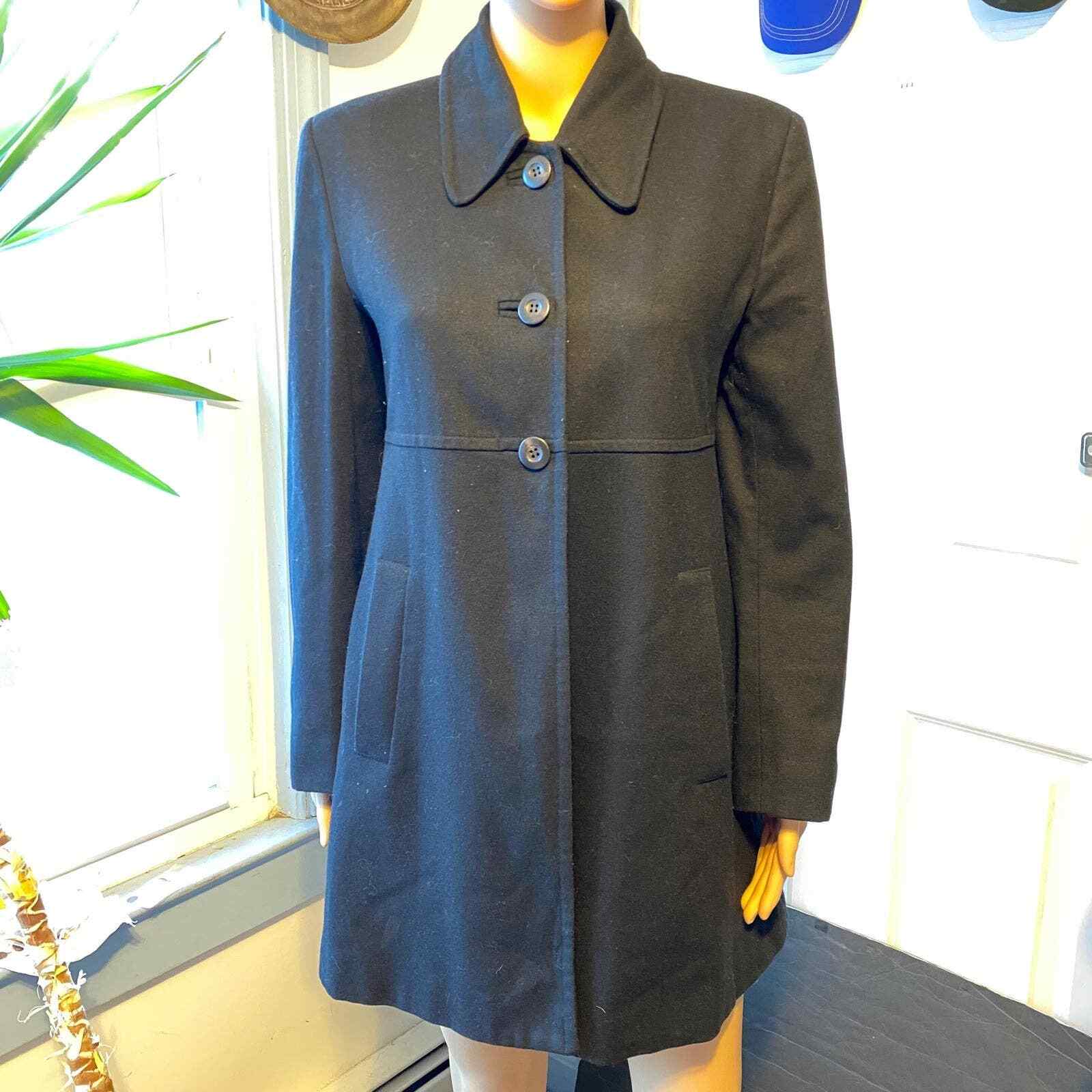 Country Road Wool Cashmere Nylon Blend Coat Women Size S