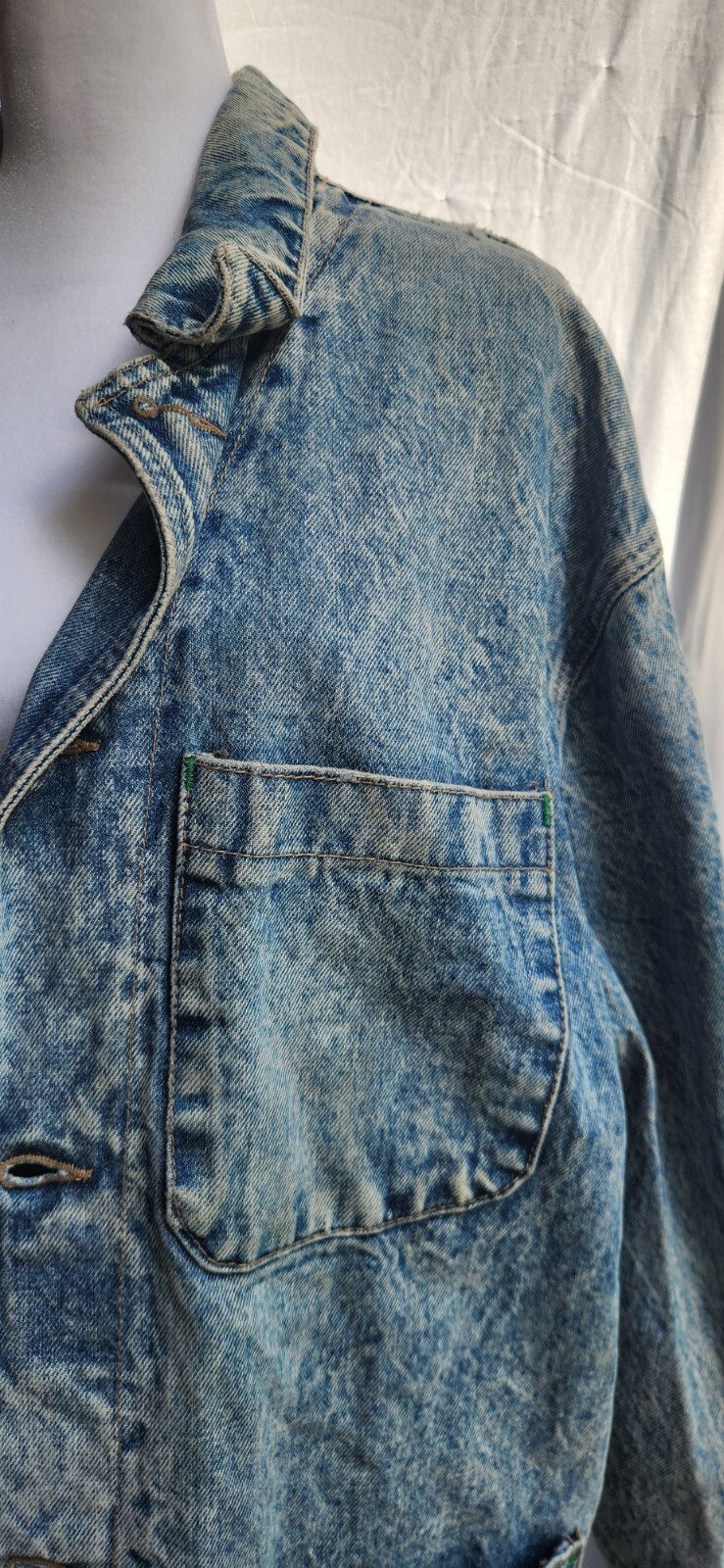 Vintage Zena Acid Washed Denim Jacket