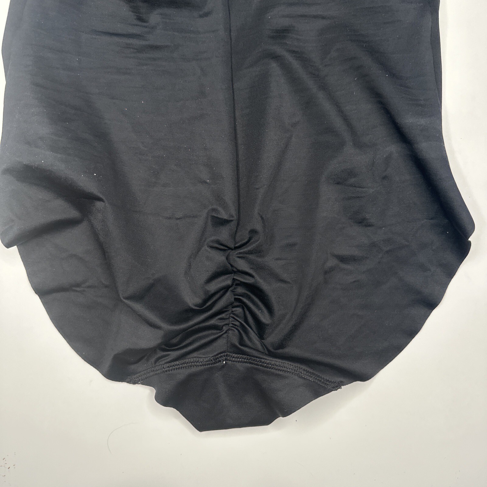 Vtg SPANX Black Shaping Nylon Bodysuit Medium Strapless Shaper Bra Underwire