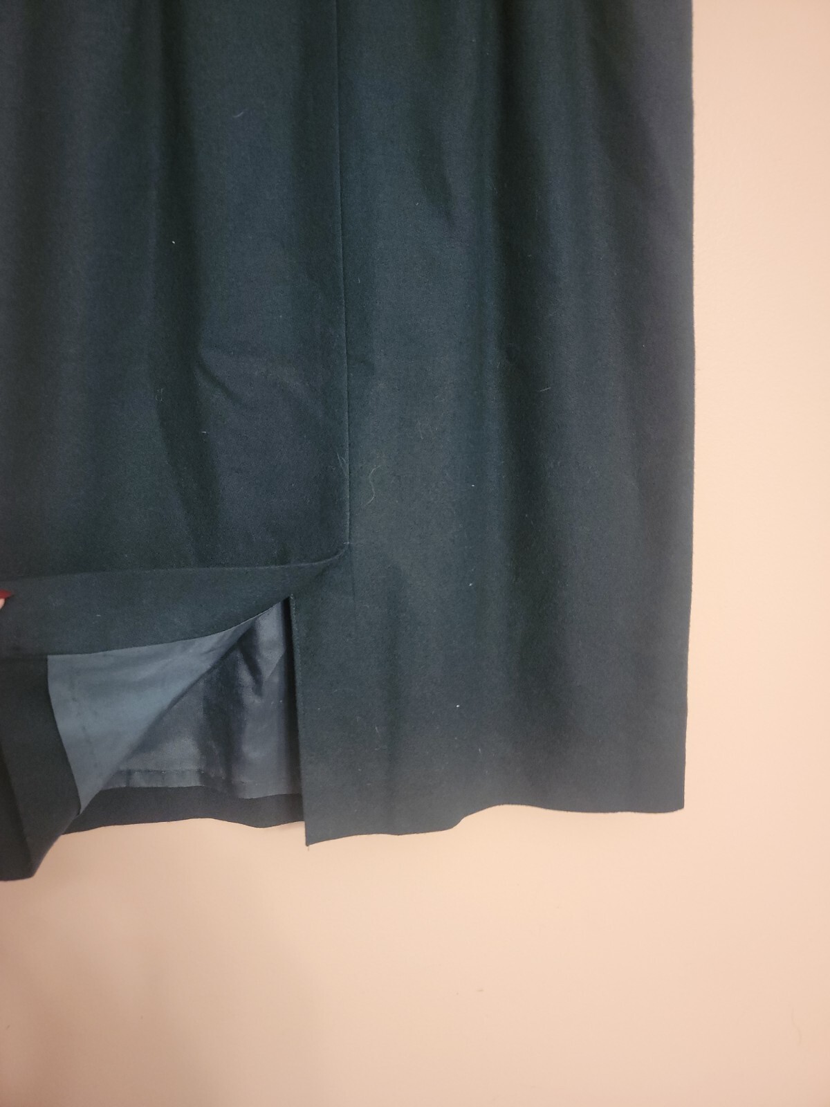 Pendleton Woolen Mills Wool Lined Pencil Skirt Pocket Size 10 vintage slit