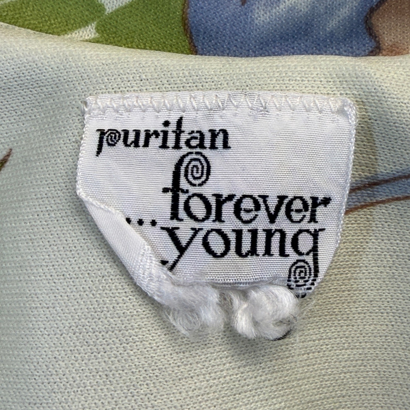 Vintage Puritan Forever Young 60s 70s Shirtwaist Dress Women Size M Cottage Mod