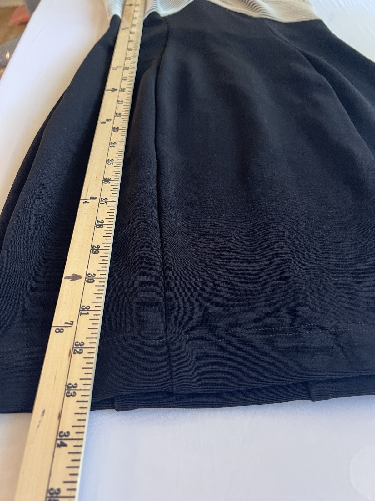 Vintage Y2K Retro TADASHI Black Striped Halter Top Bandage Fitted Dress MEDIUM