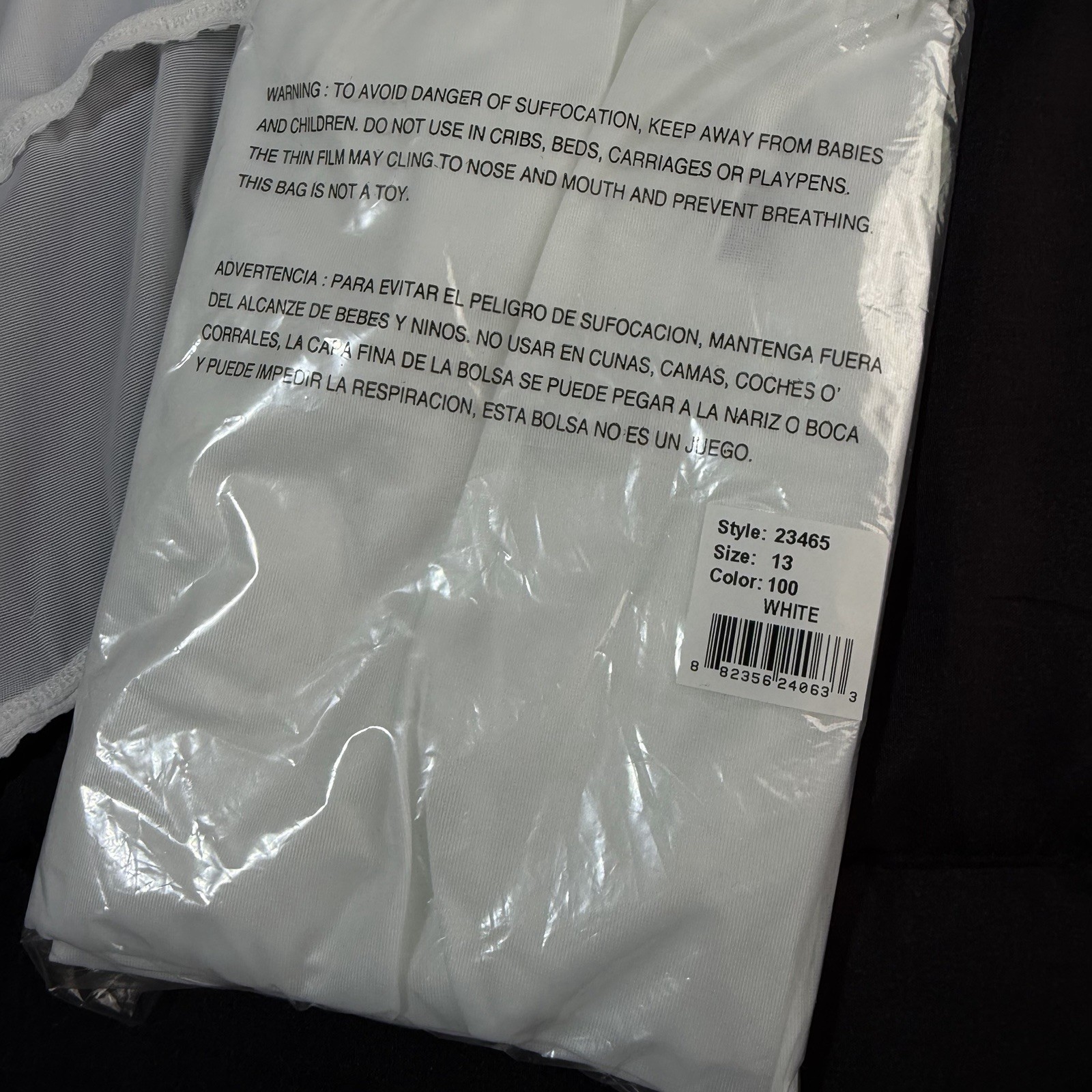3 Pair Vintage Bali 23465 White Nylon Satin Full Cut Brief Panties Size 13 NEW
