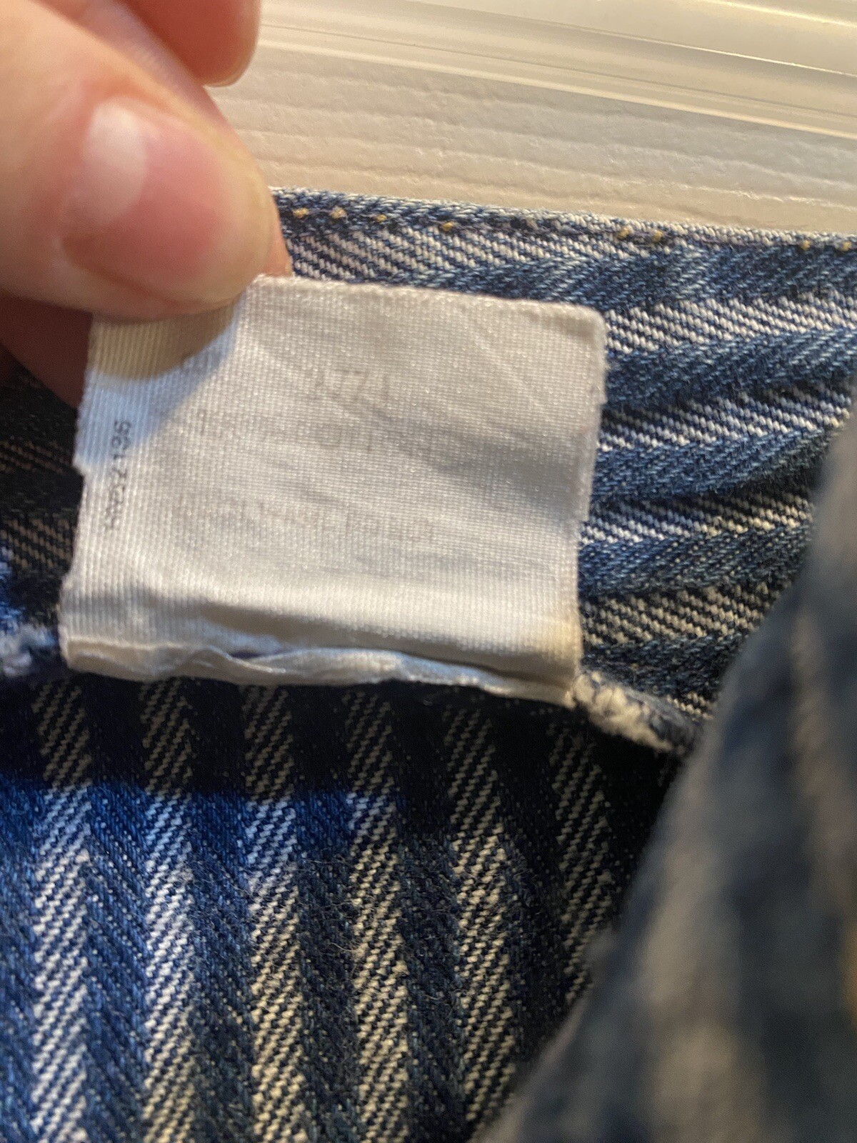 VTG 1980s High Waisted Striped GASOLINE JEANS | Paris, France | 100% Cotton | 28