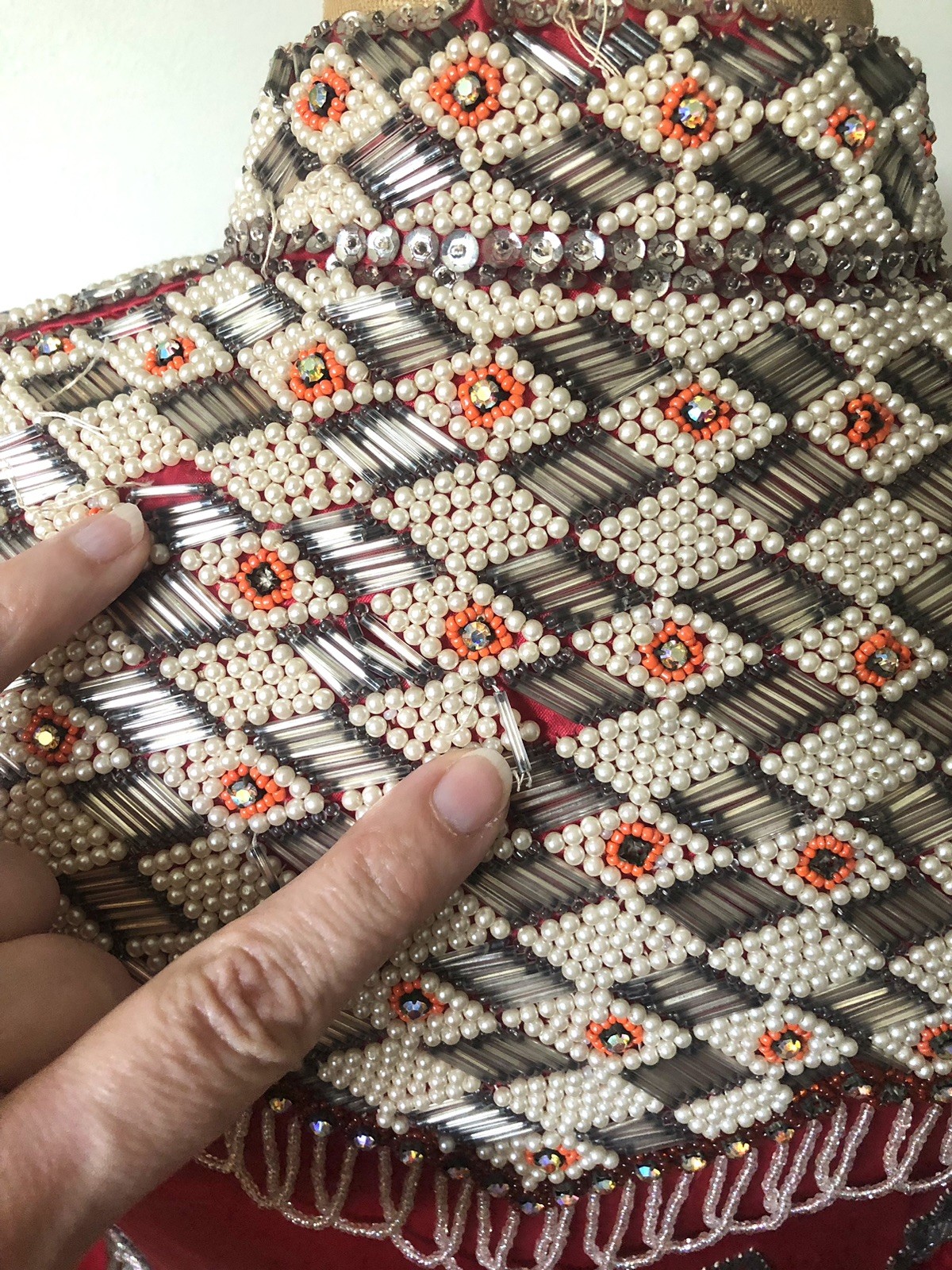 1950’s Heavily Beaded Chinese Dragon & Phoenix Jacket