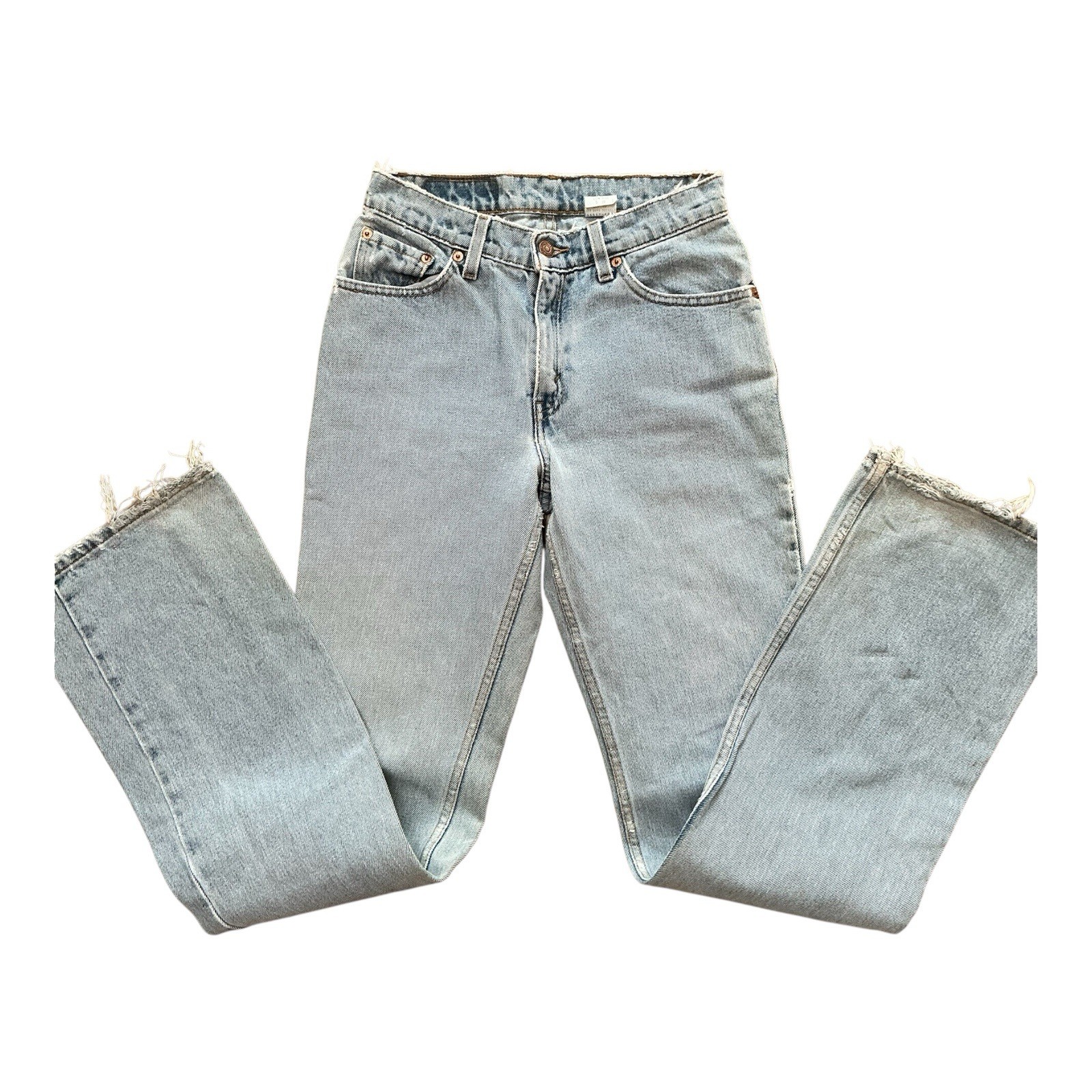 Vintage levi’s 517 low rise boot cut 90s light wash jeans 26 x 32