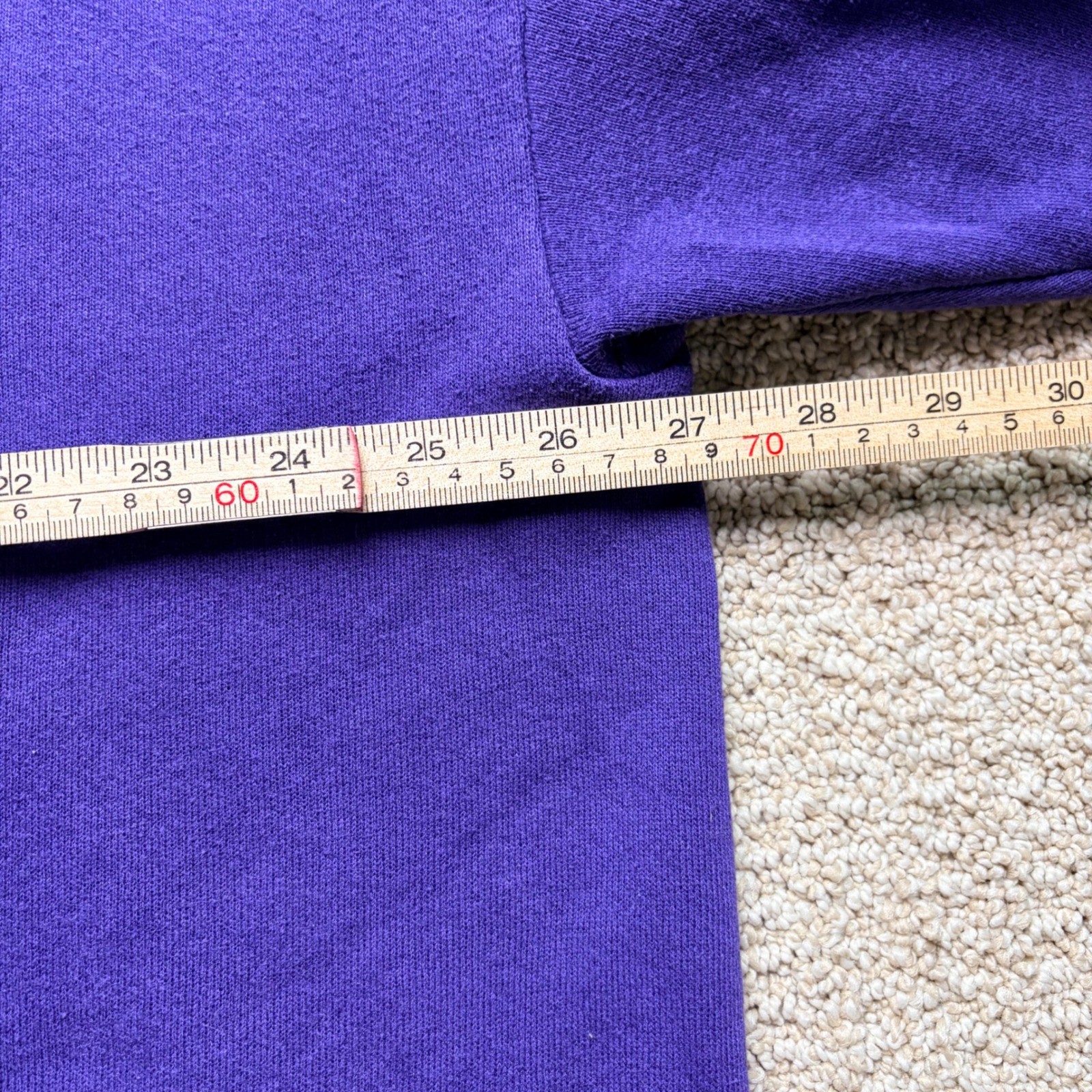 Vintage Morning Sun Purple Winter Tree Graphic Collared Sweatshirt 3X USA Made