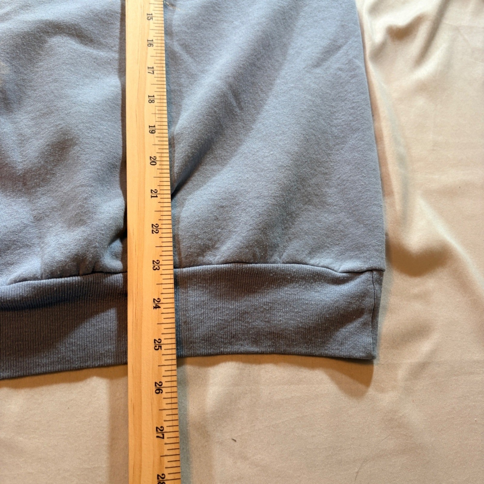 Morning Sun Cat Graphic Sweatshirt Women Large Blue Vintage 90s Glitter Pullover
