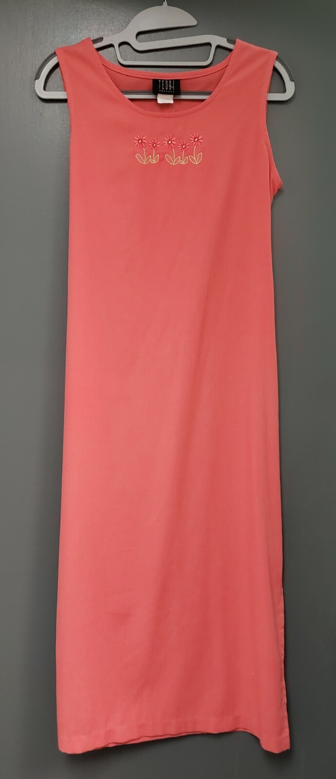 Cottagecore 2 PC Crochet Embroidered Cardigan+Sleeveless Maxi SUNDRESS Dress~4
