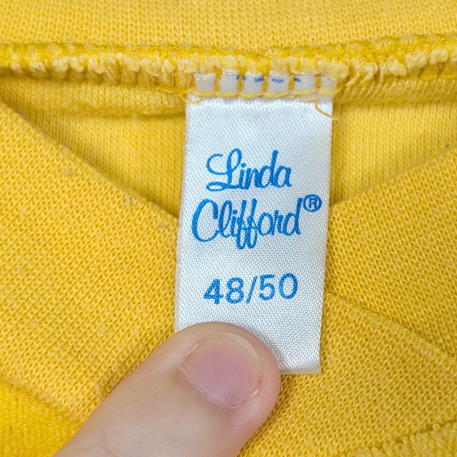 VTG 70s Rare Linda Clifford Sweatshirt Terry Cloth Night on Earth sz XL unique