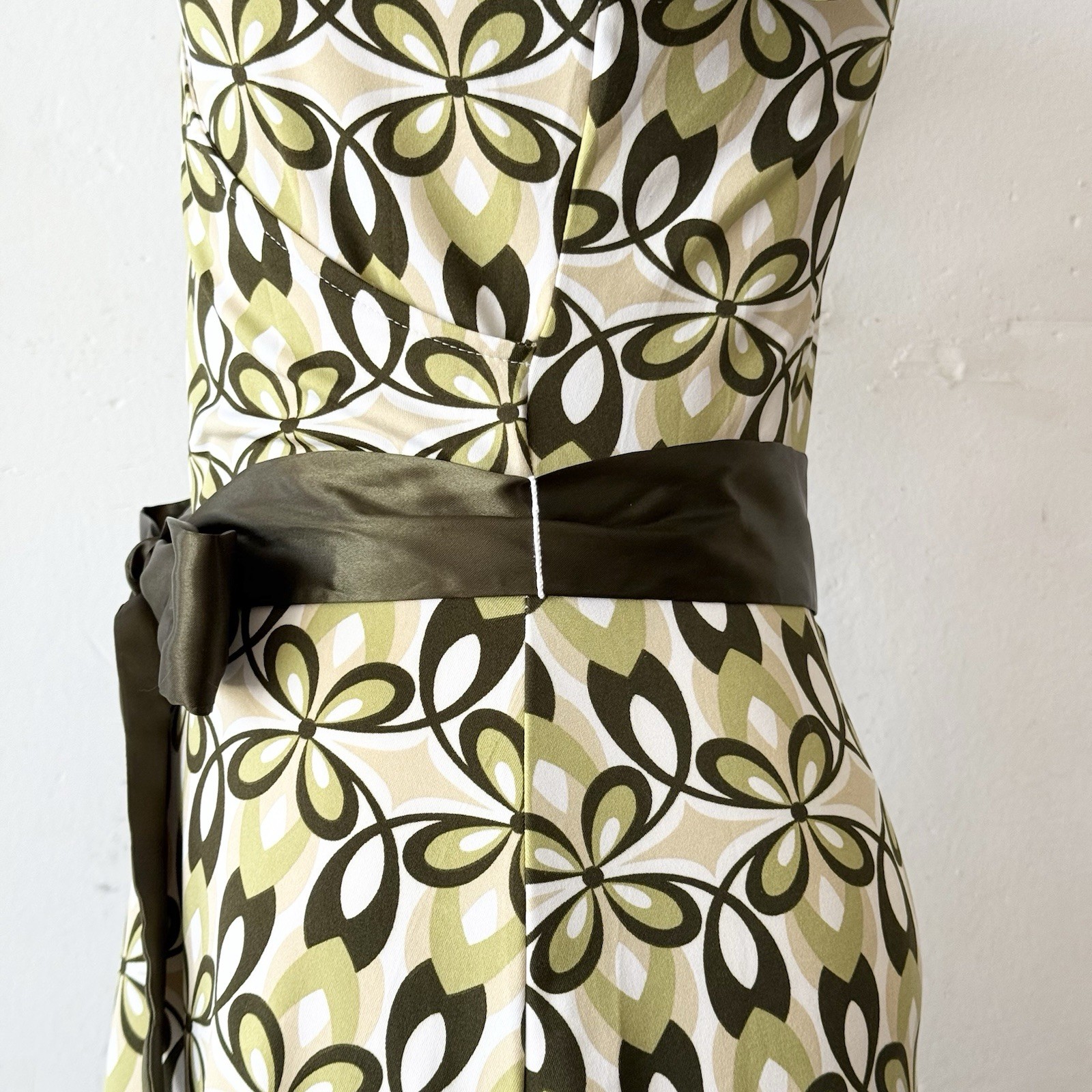 Y2K Does 1970’s Psychedelic Floral Print Shirt Dress • S
