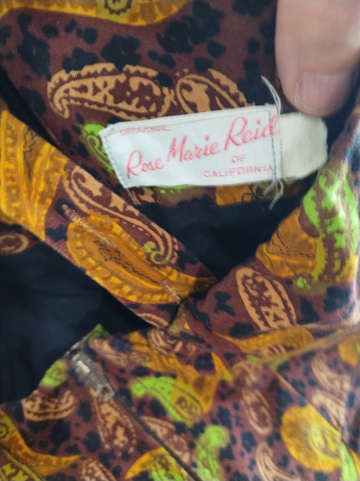 Vintage Rose Marie Reid California One Piece Swimsuit Bodysuit
