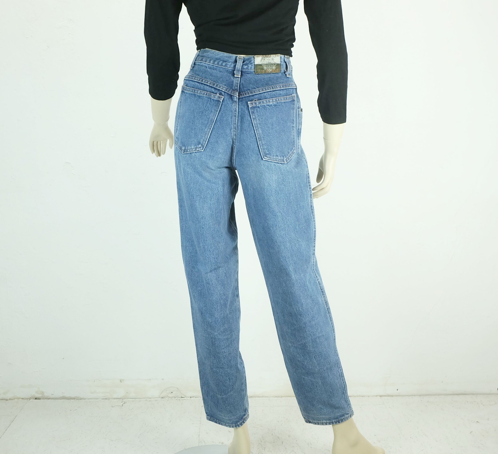 80s 90s true vintage high waist JEANS size S diversa…di la rage jeans italy