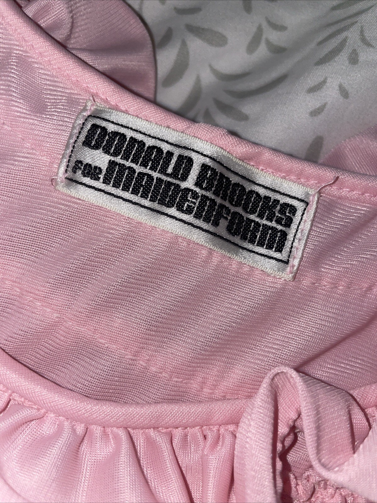Vtg Sissy PINK Gown Nylon Maidenform Woman’s M TONS of RUFFLES Long Nightgown