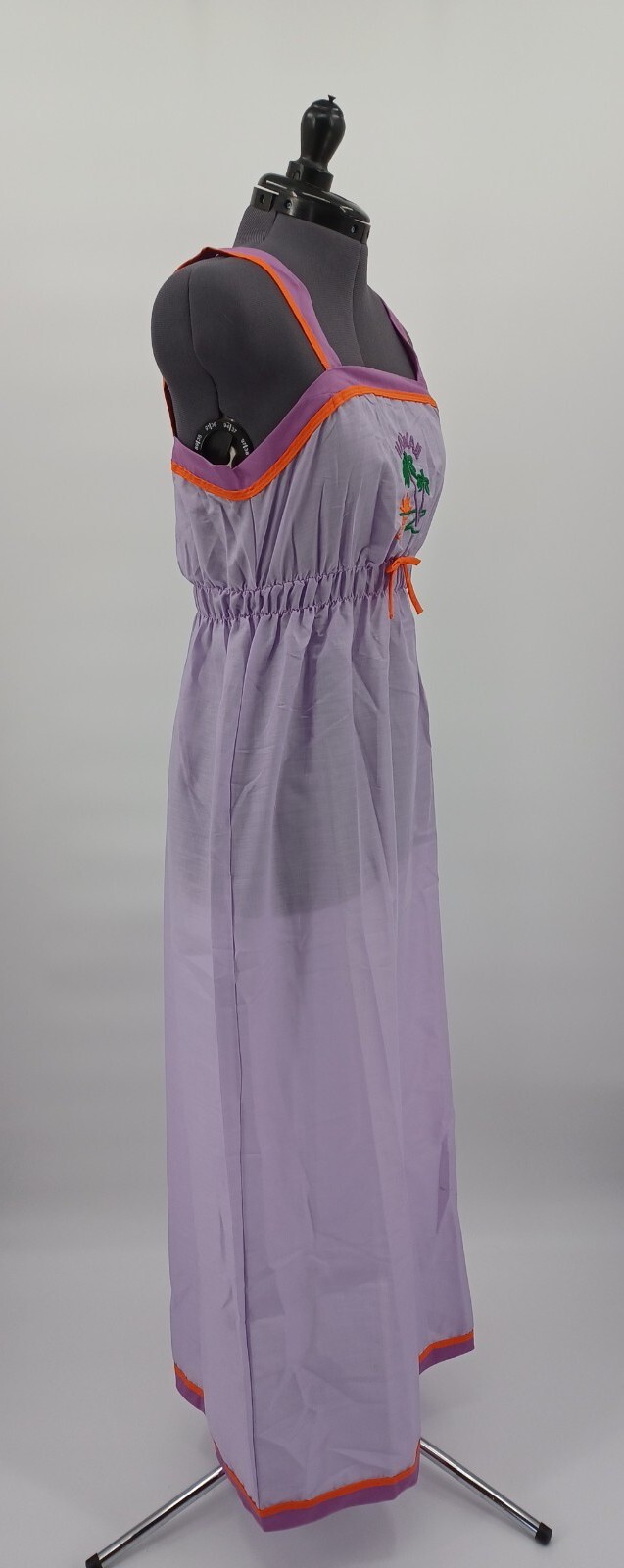 Vintage 1960s 70s NOS Springmaid Cotton Hawaiian Dress New Tags Small