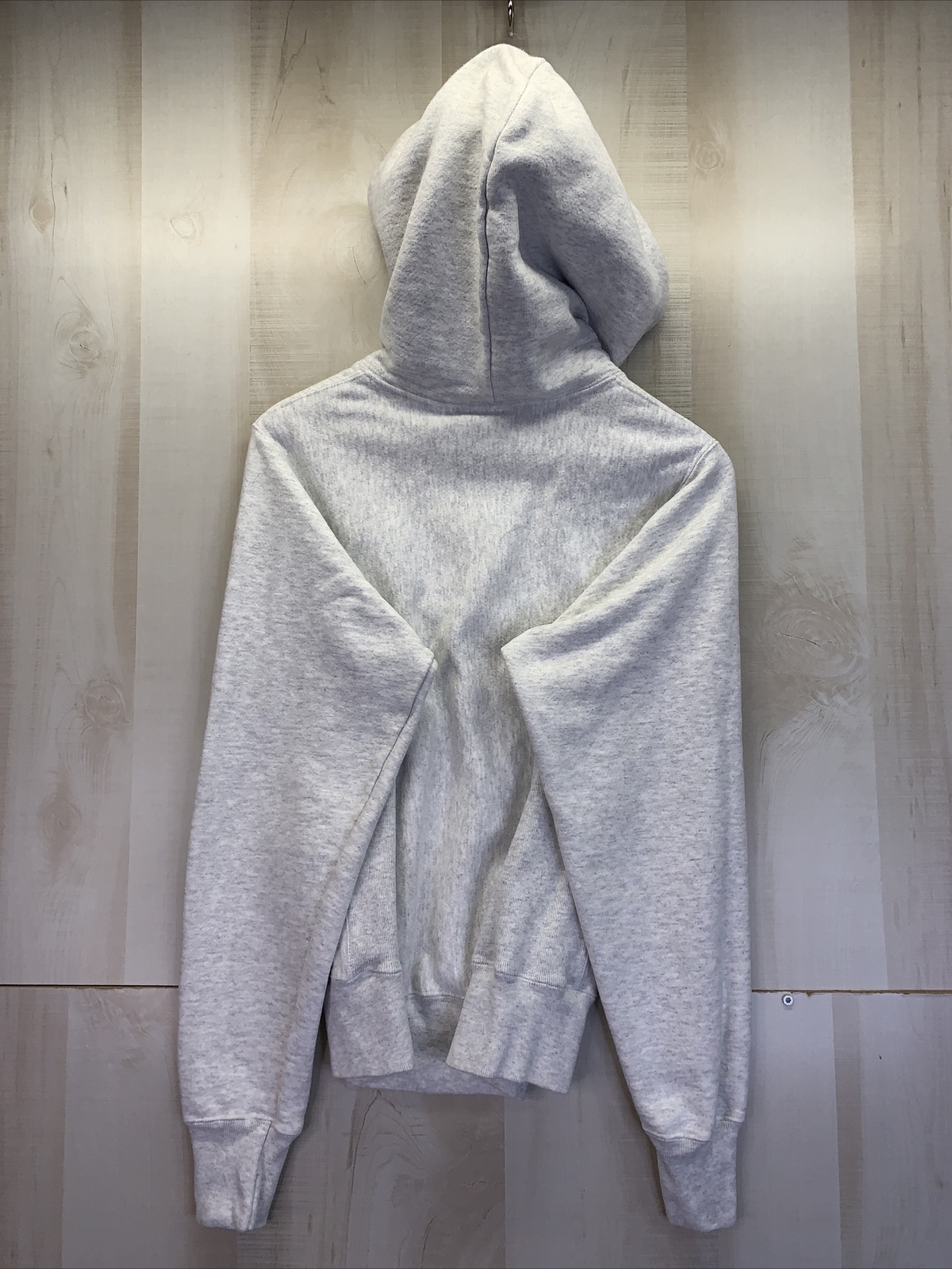 Vintage Champion Reverse Weave Heather Grey Hoodie Mens/Womens XS-8586