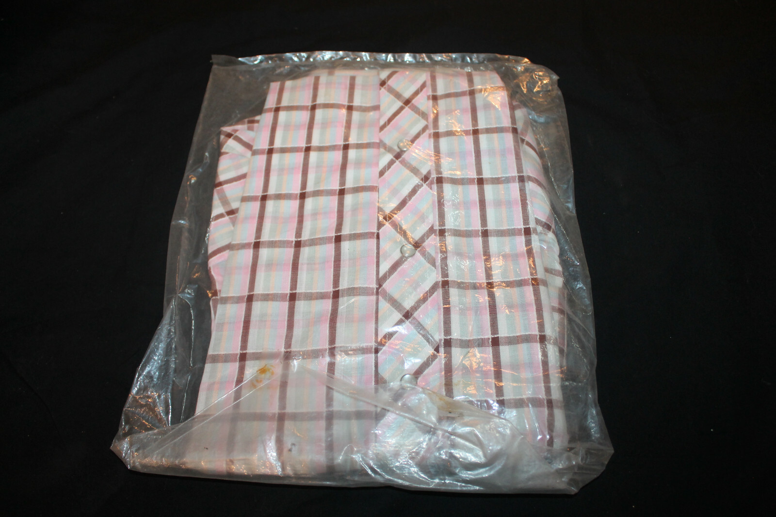 Women’s Pink plaid TEMTEX Tem Tex Western Long Sleeve Shirt Size 12/34 New