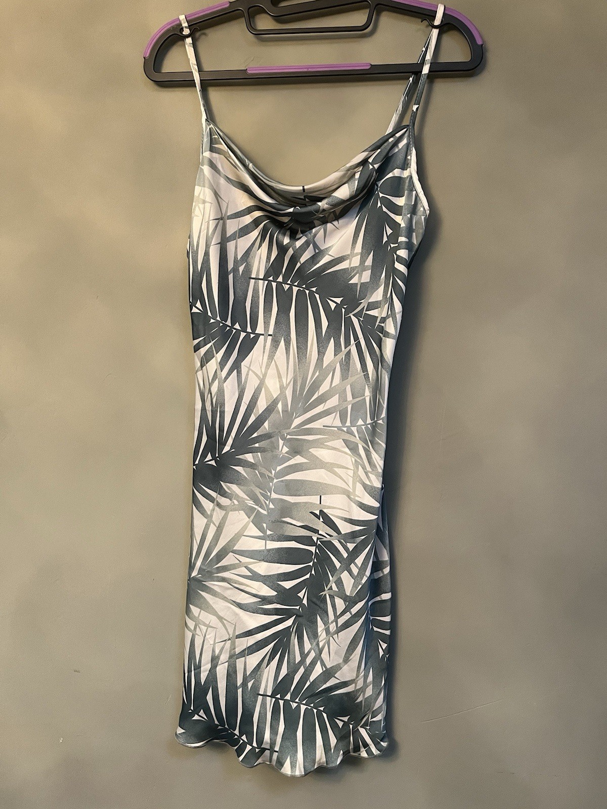 Rare Vintage 90s Early 2000s Bebe Satin Dress Made USA Small Y2K Glam Slip