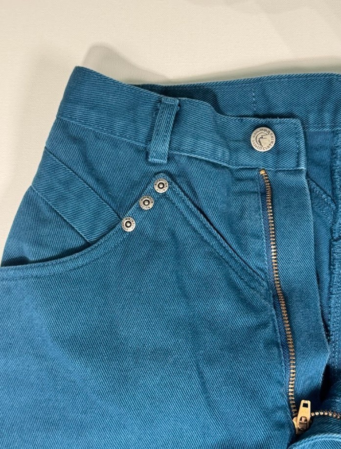 Rocky Mountain Vintage Jeans Women 28 Teal High Rise Straight Leg Western Denim