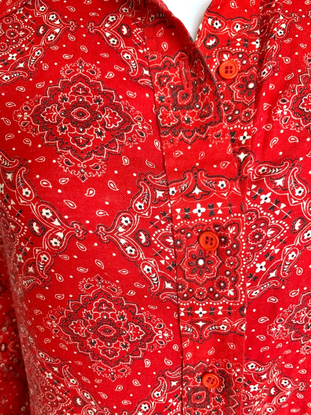 Rare 1970s vintage Geoffrey Beene Bazaar Bandana print Boho Prairie Maxi Dress S