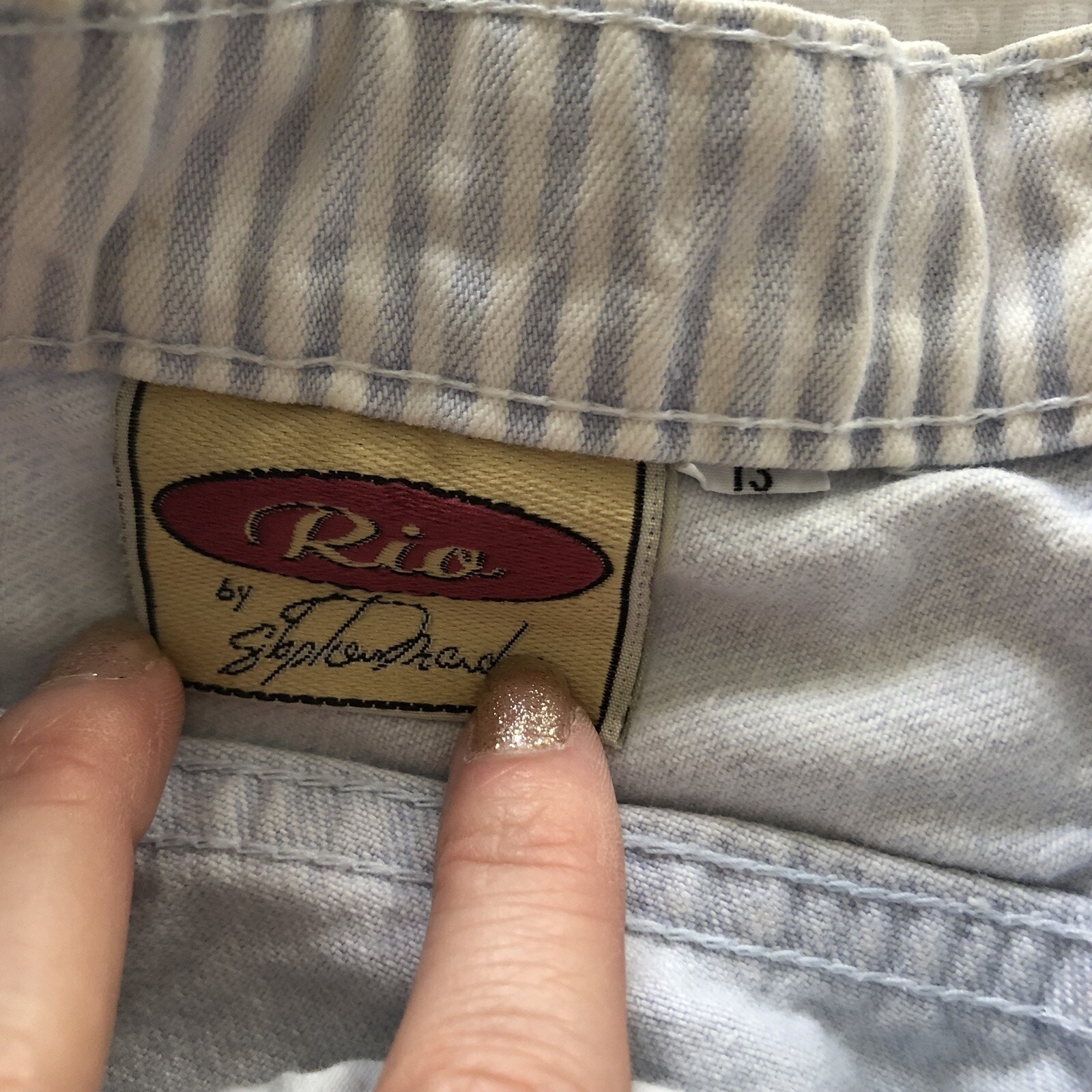 Mom Jean Shorts Rio by Stephen Mardon Vintage High Waisted Size 13 Light Wash