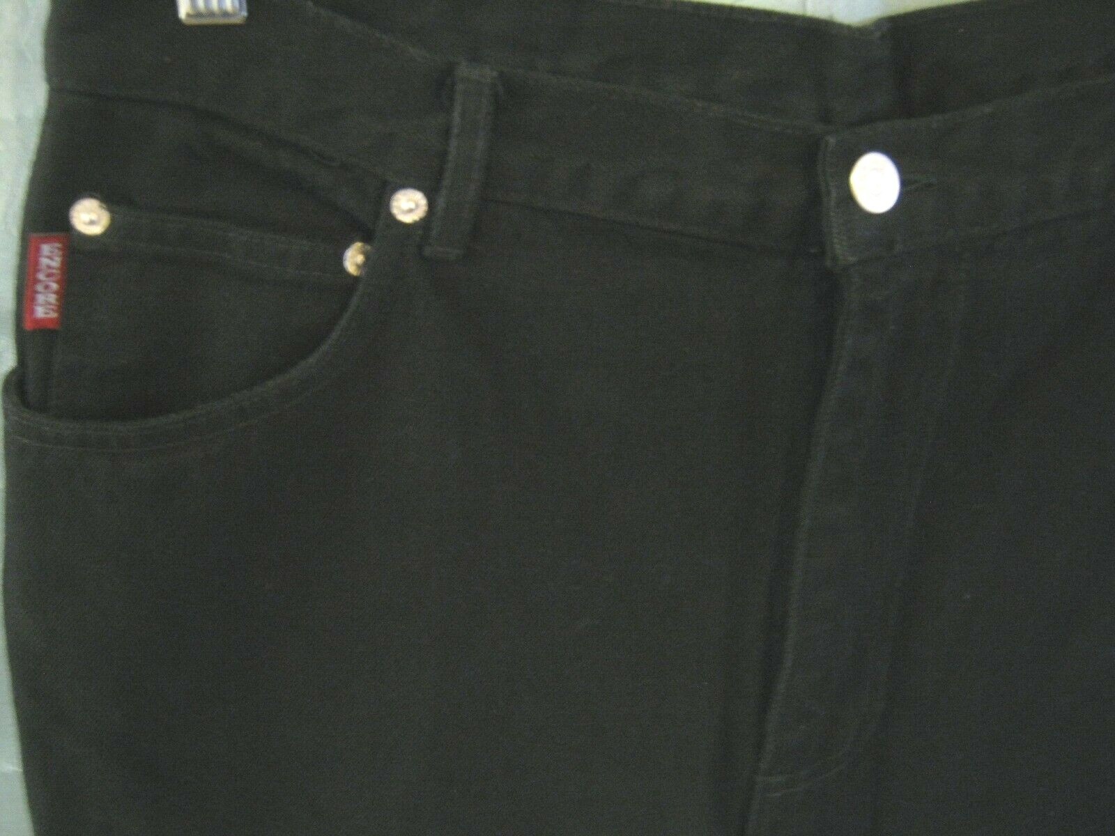 VTG 90’s Encore Black Denim Jeans Size 19 / 20 High Waist Tapered 100% Cotton