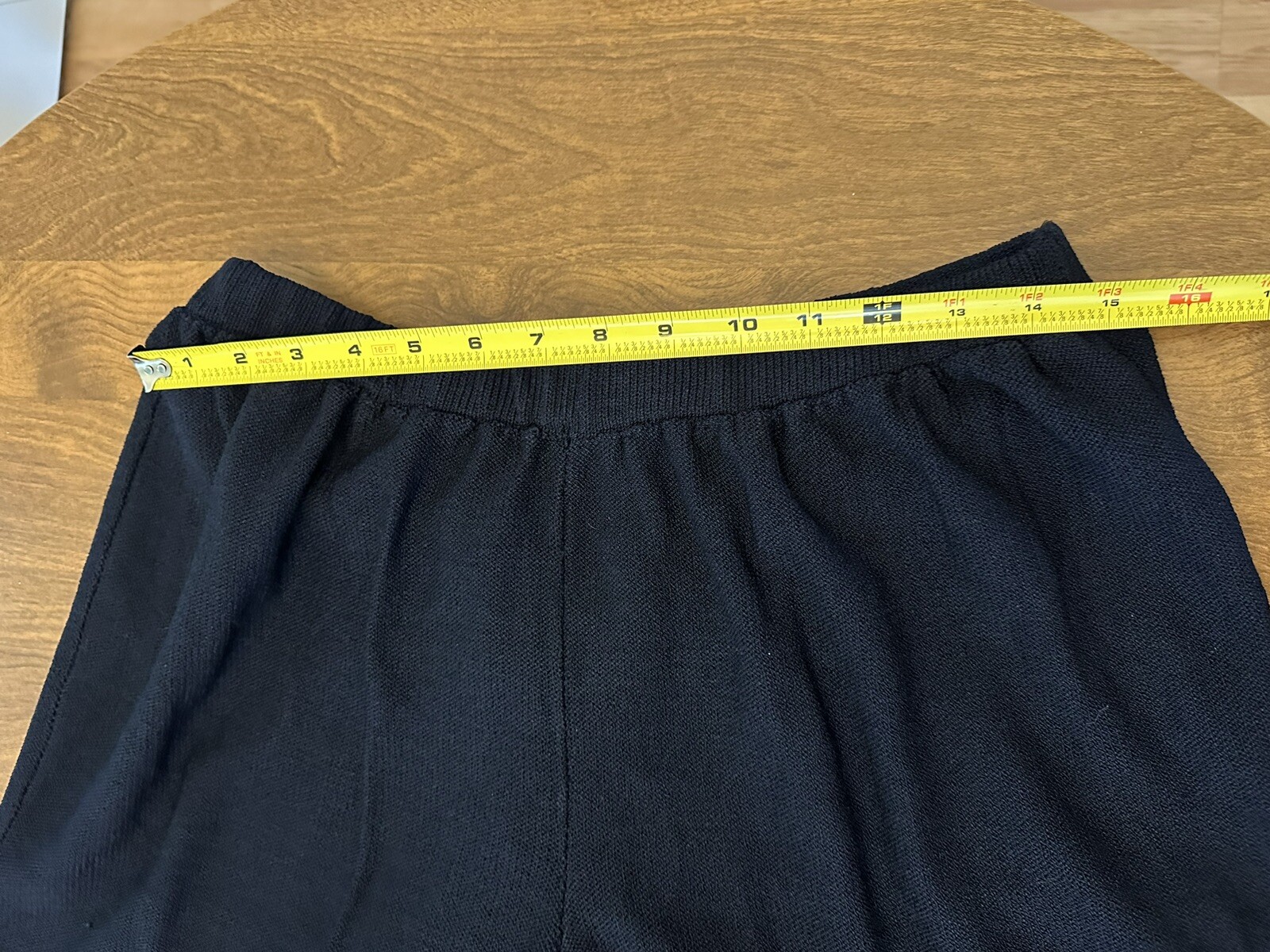 Steve Fabrikant Pants Womens 1X Navy Wool Blend Vintage Made In USA 29×30
