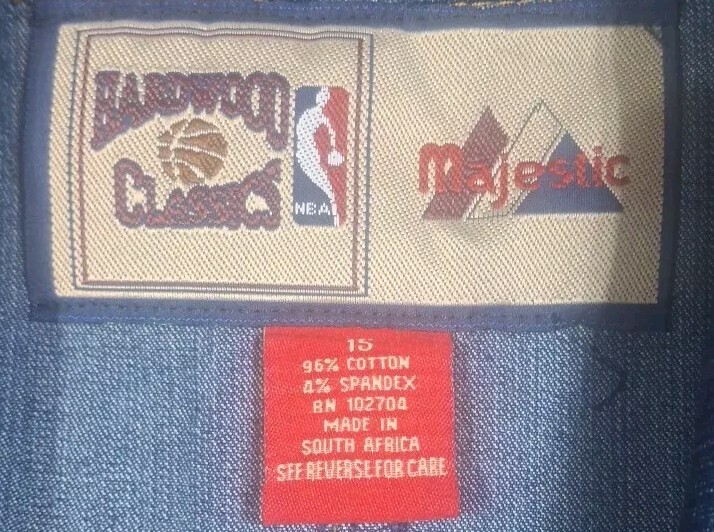 VTG Hardwood Classics Majestic Women’s Eastern Conference Denim Romper size 15