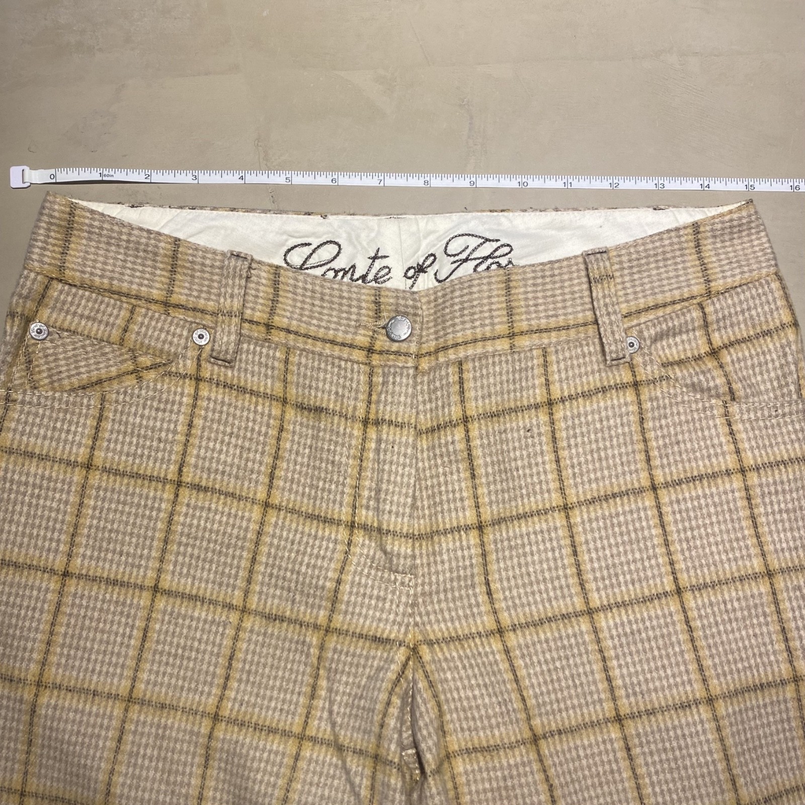 Conte of Florence Vintage Wool Flare Pants | Women’s size US 6 EU 44