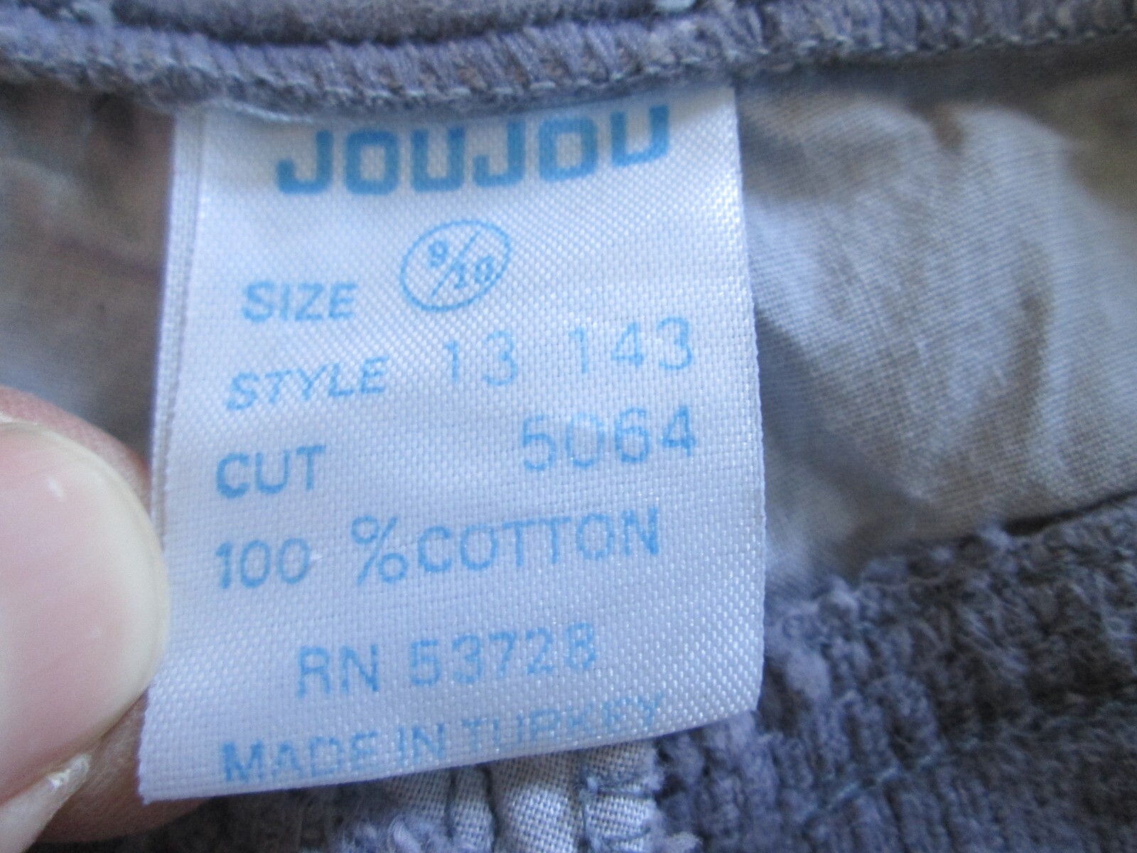 Vintage JouJou Corduroy Pants 9/10 26×27 Mom High Waist Purple Pleated Tapered