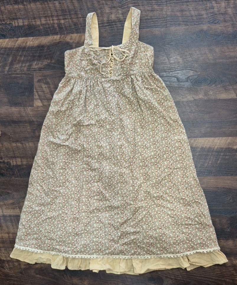 Vintage 70’s-80’s Jody T Of California Hippie Prairie reversible Dress Size 8