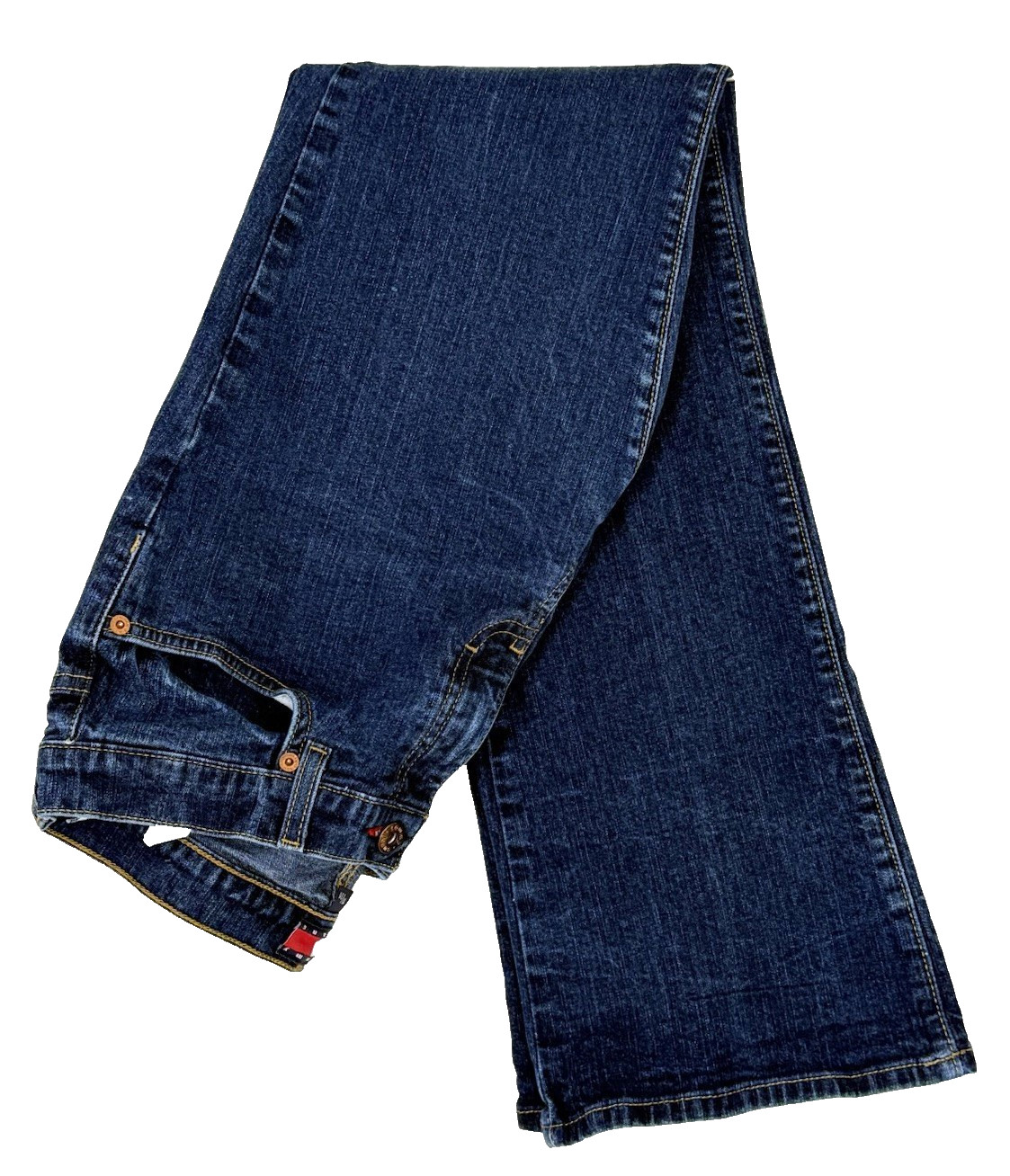 Tommy Jeans Womens Size 11/31 Jeans Vintage Logo Slight Boot 5 Pocket Classic