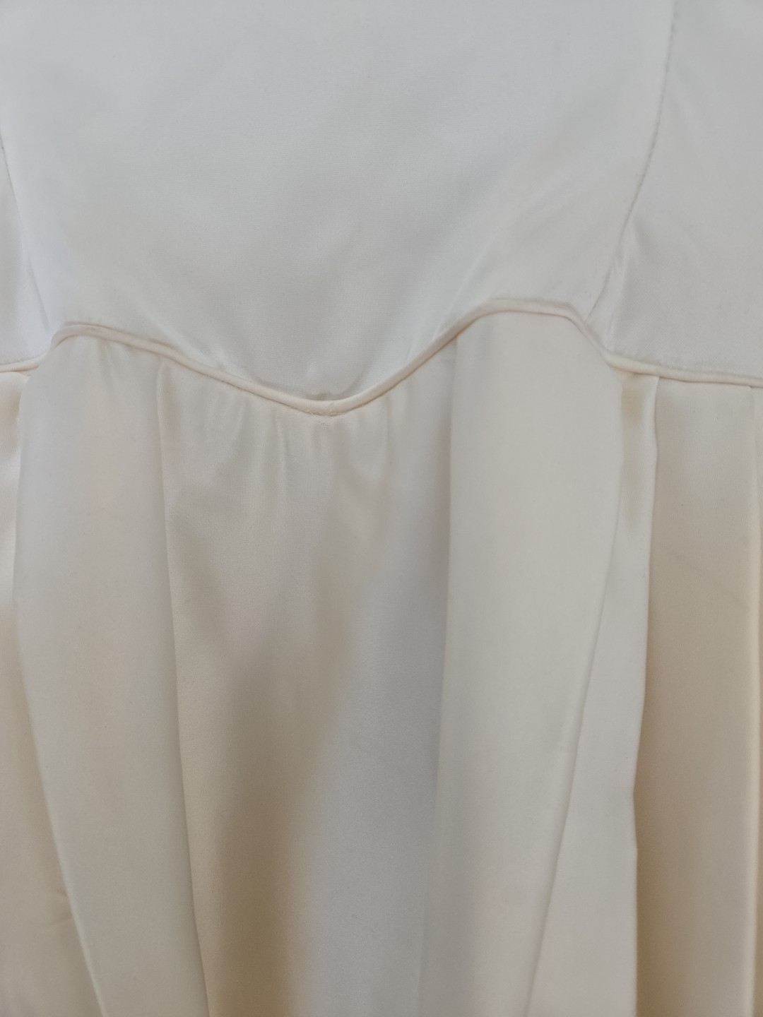 Vintage Ivory Cream Wedding Gown Dress /petticoat /veil Make Offer