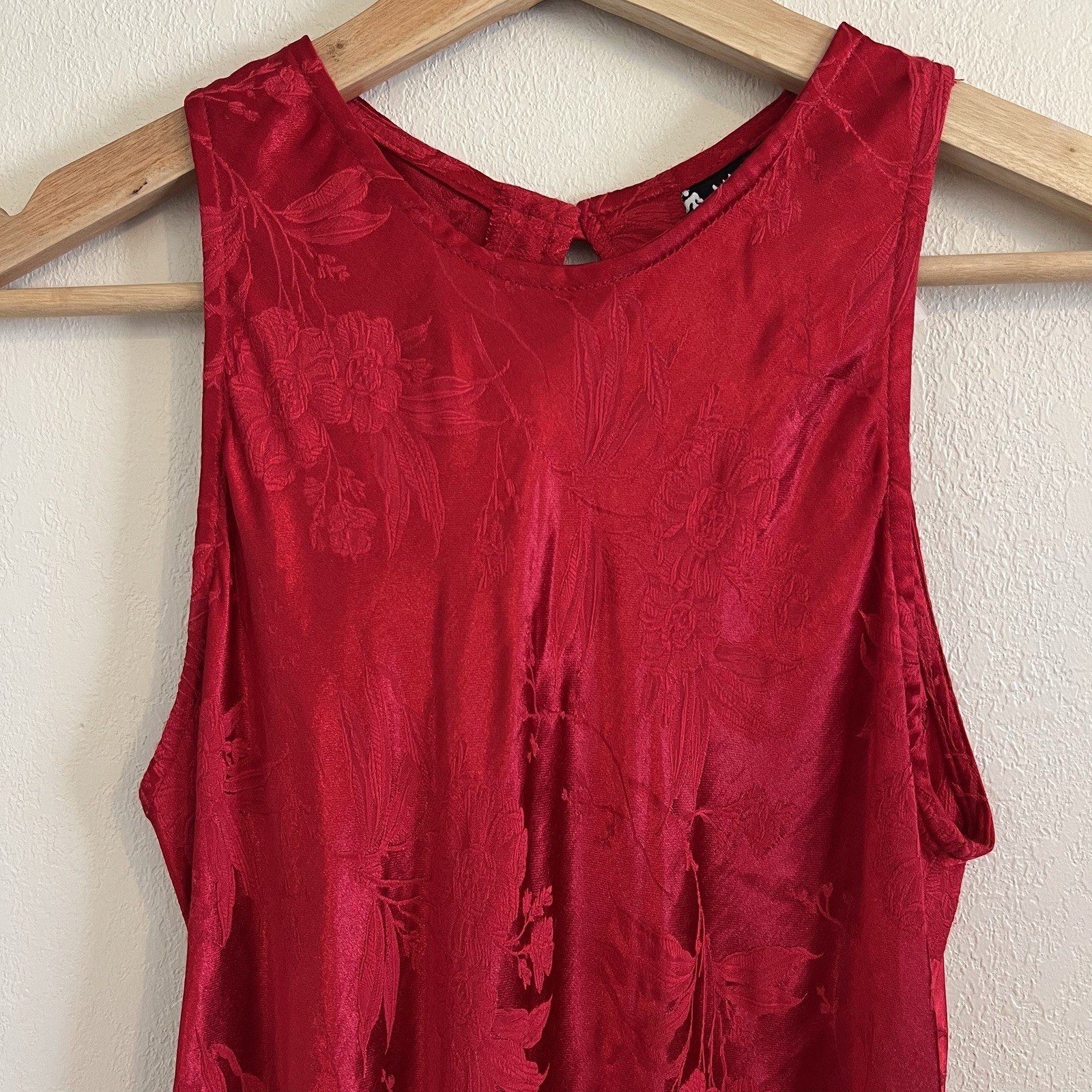 Vintage All That Jazz Satin Brocade Dress