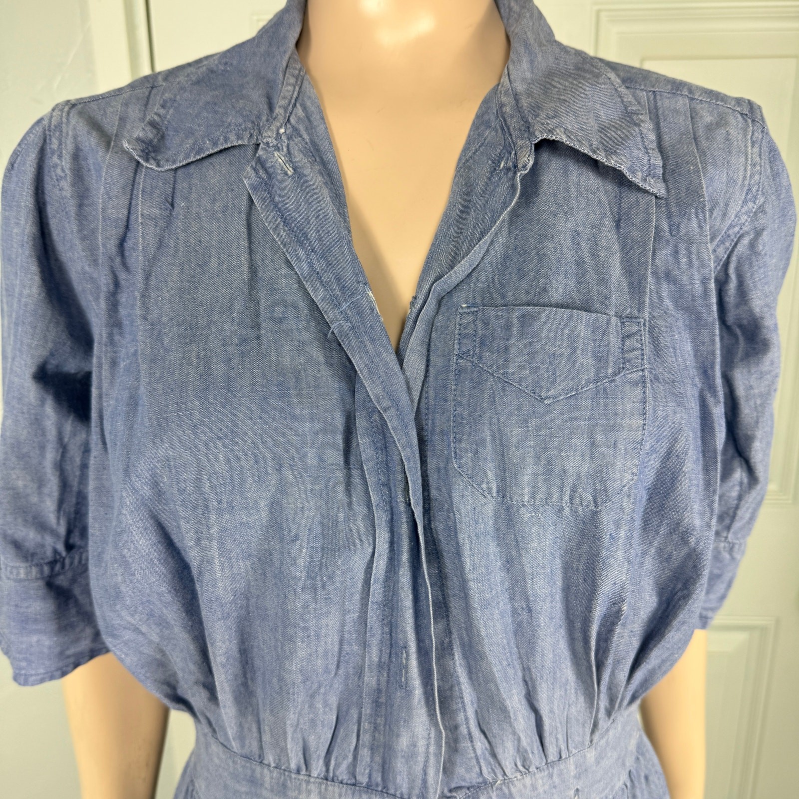Vintage 50s 50s Aldrich & Aldrich Women’s Dress Nures Uniform Chicago Cotton V17