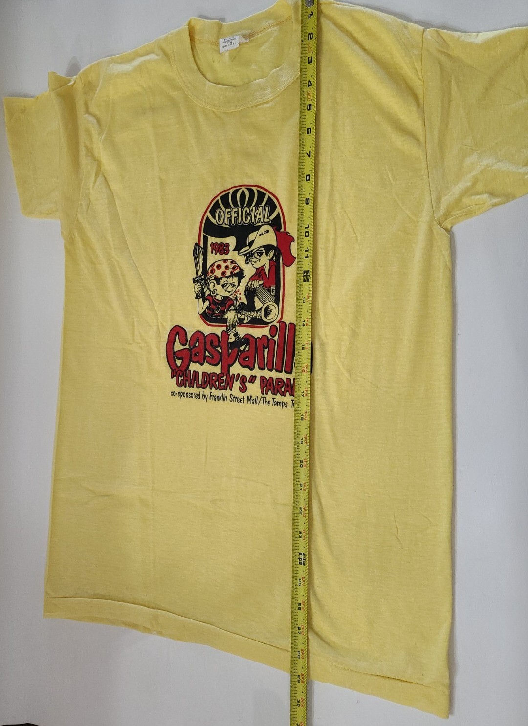 Vintage Gasparilla Children’s Parade Tampa Single Stitch Tee Shirt Large 1983 A
