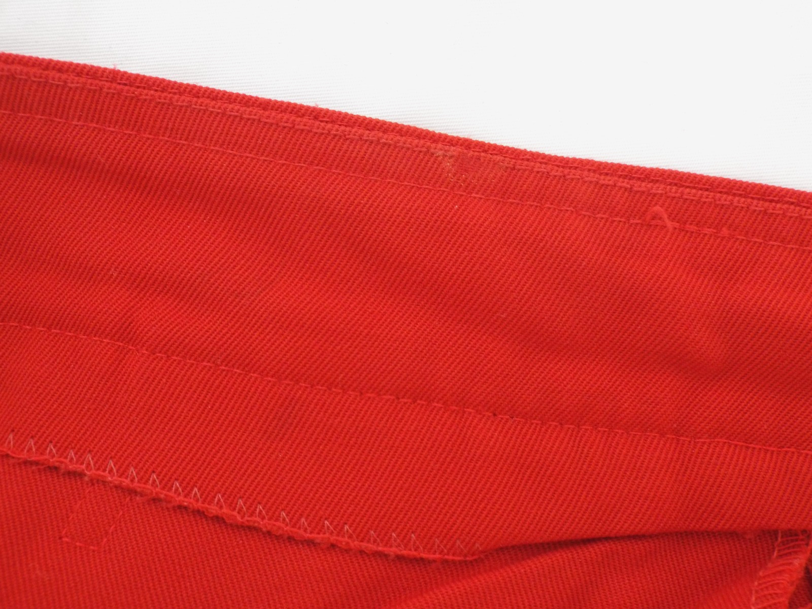 VTG 1970 Yves Saint Laurent Rive Gauche Red Wool Pants YSL Wide Leg Trousers USA