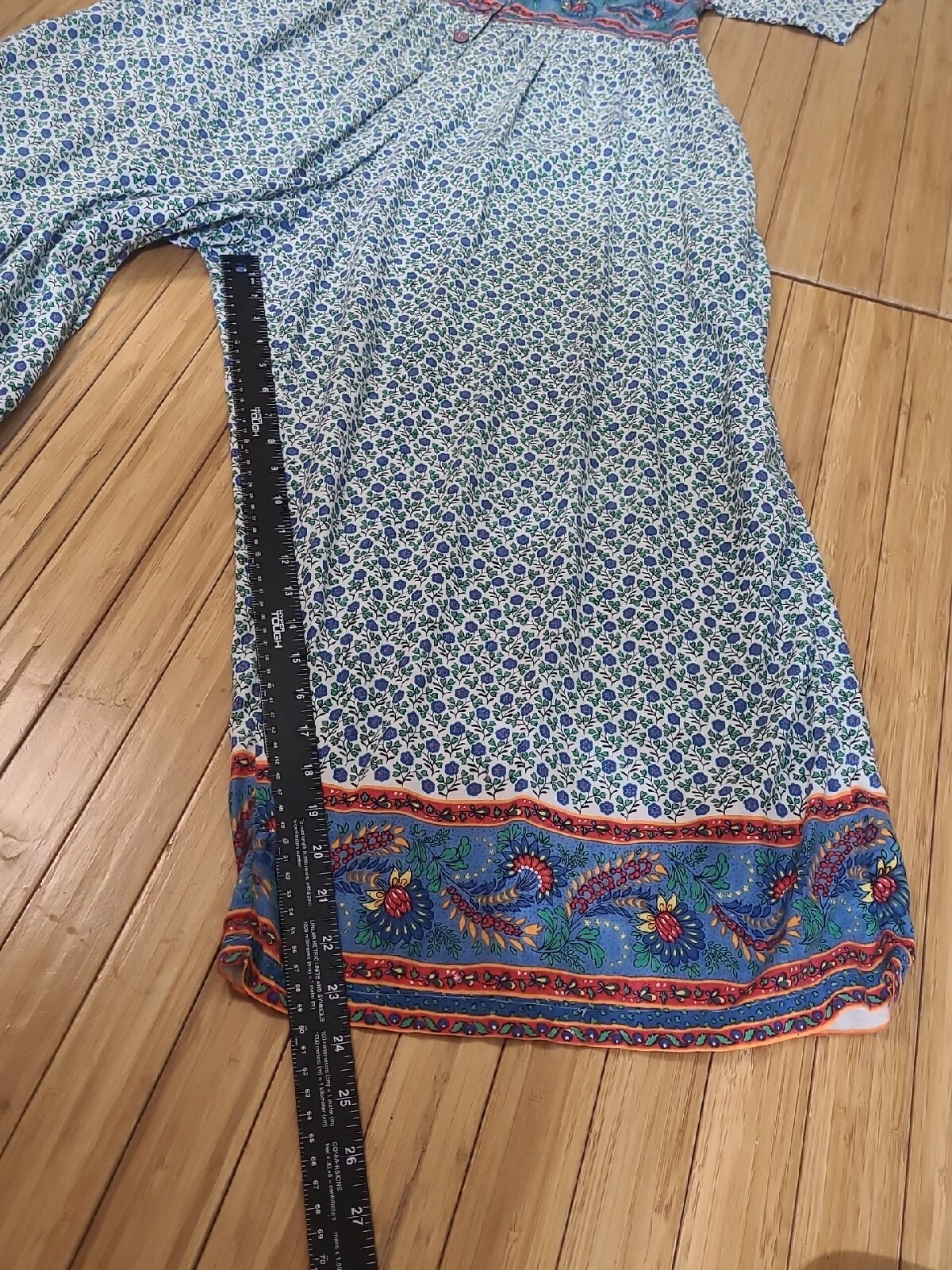 Vintage Wide Leg Jumpsuit Womens M Cottage Oversized SPRING Lagenlook Jumper