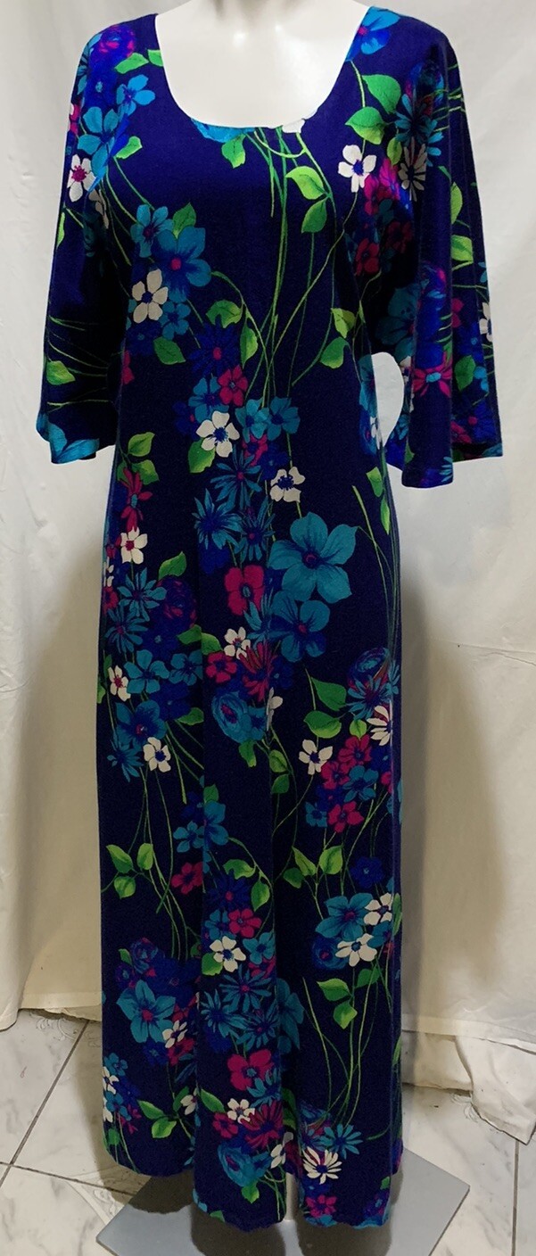❤️Vintage TWO POTATO Of Laguna Beach California 70s Floral Maxi Dress