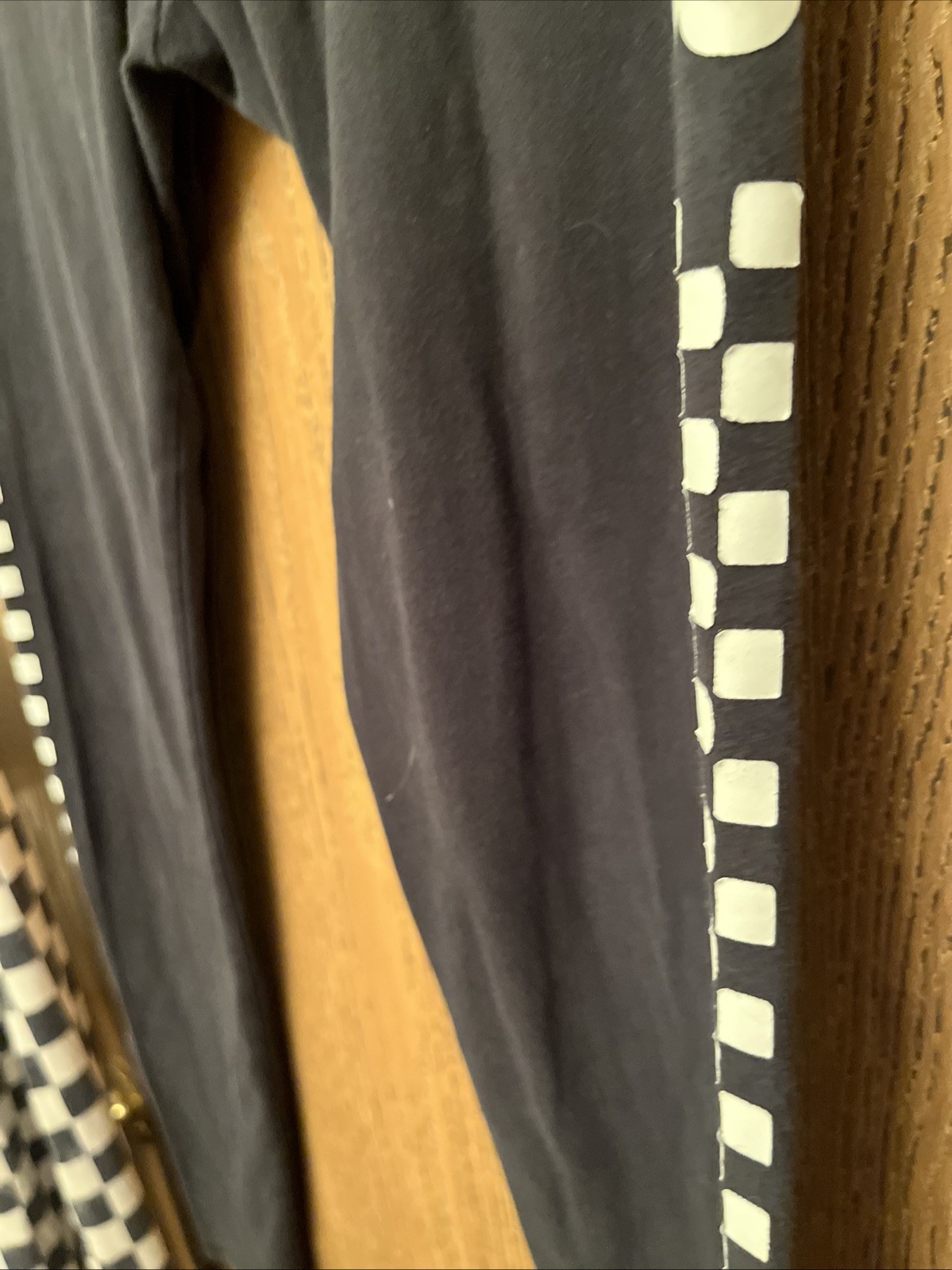 Hollister BLACK WHITE CHECKERED LONG SLV SHIRT RARE SIZE Med Y2K W/ L Pants