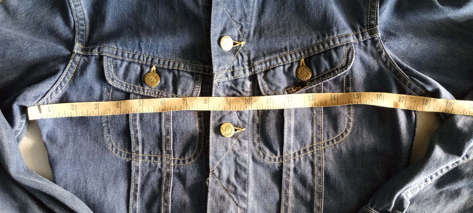 XS Woman’s OR Large Youth True Vintage 60s Lee Riders Sanforized Denim Jacket
