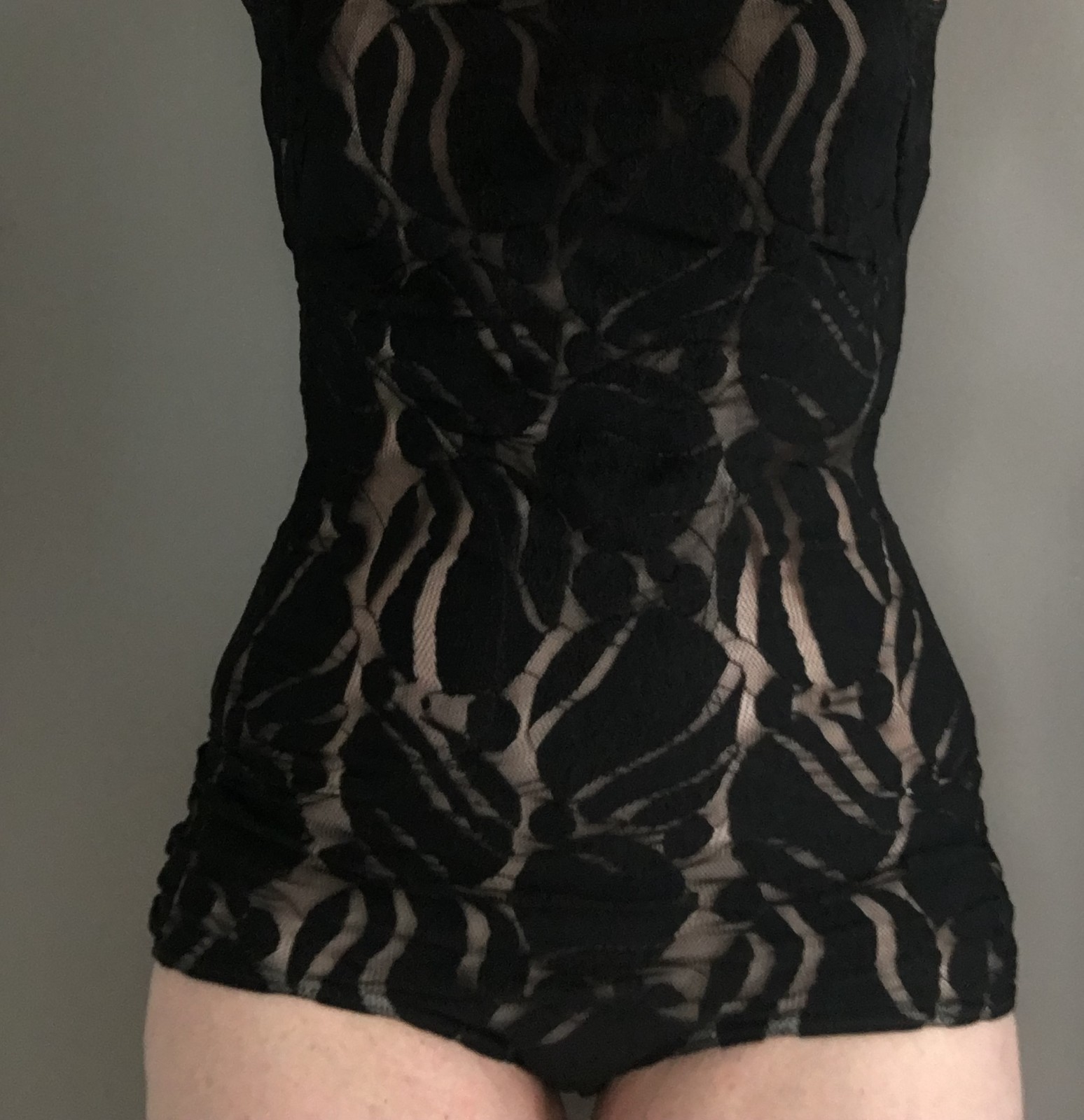 Vintage 1960s Black Gottex One Piece Swimsuit Bathing Suit Swimwear Size 12