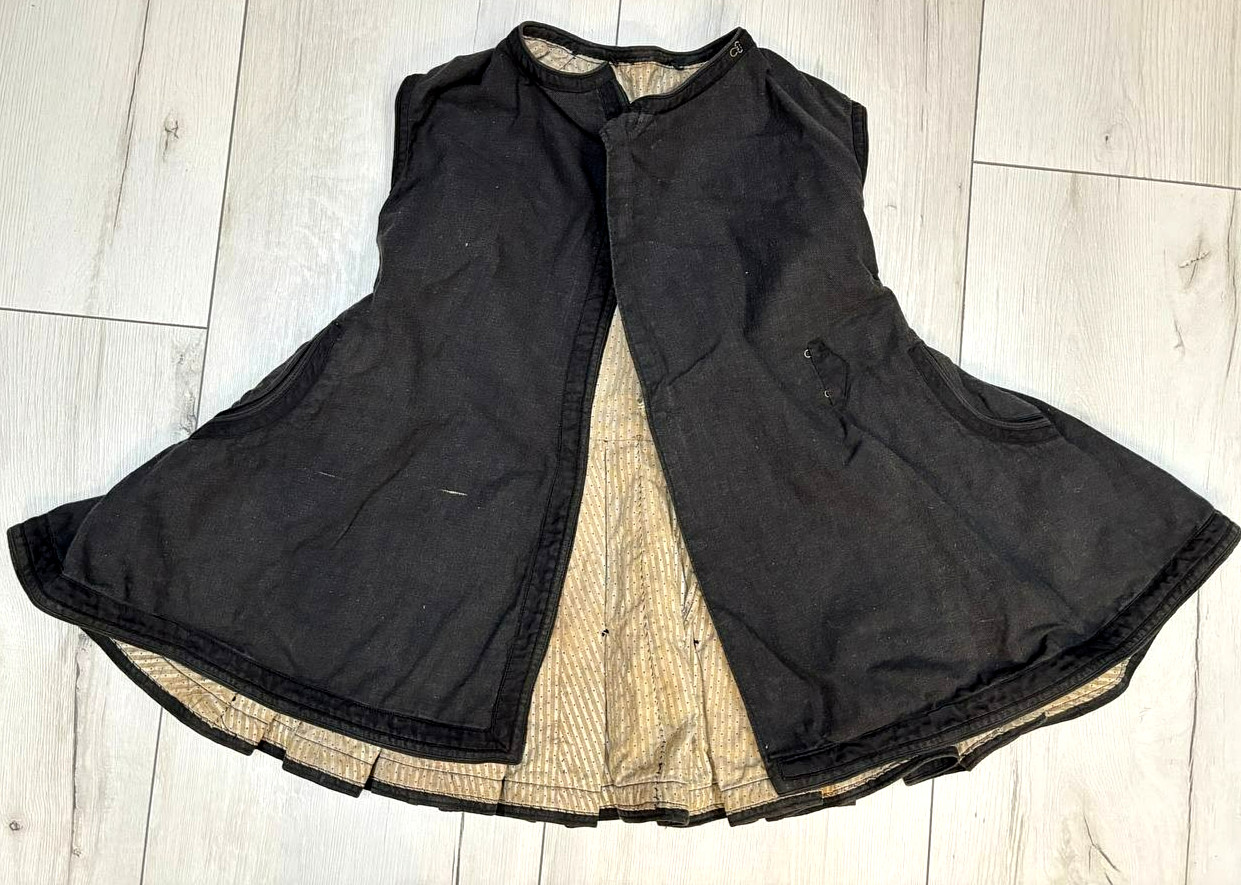 Antique Ukrainian Folk Women’s Waistcoat Yupka Svytka Korsetka Zhupan 1930-40s