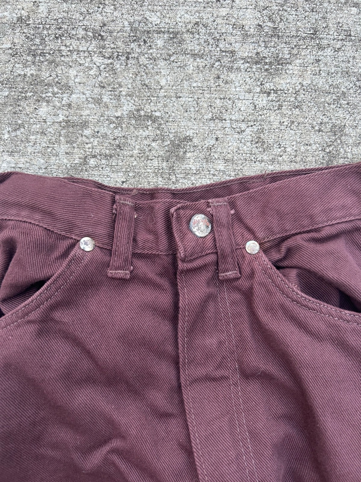 Vintage 60s/70s Wrangler Sanforized Misses Size 9/10 Regular USA Jeans 20×27