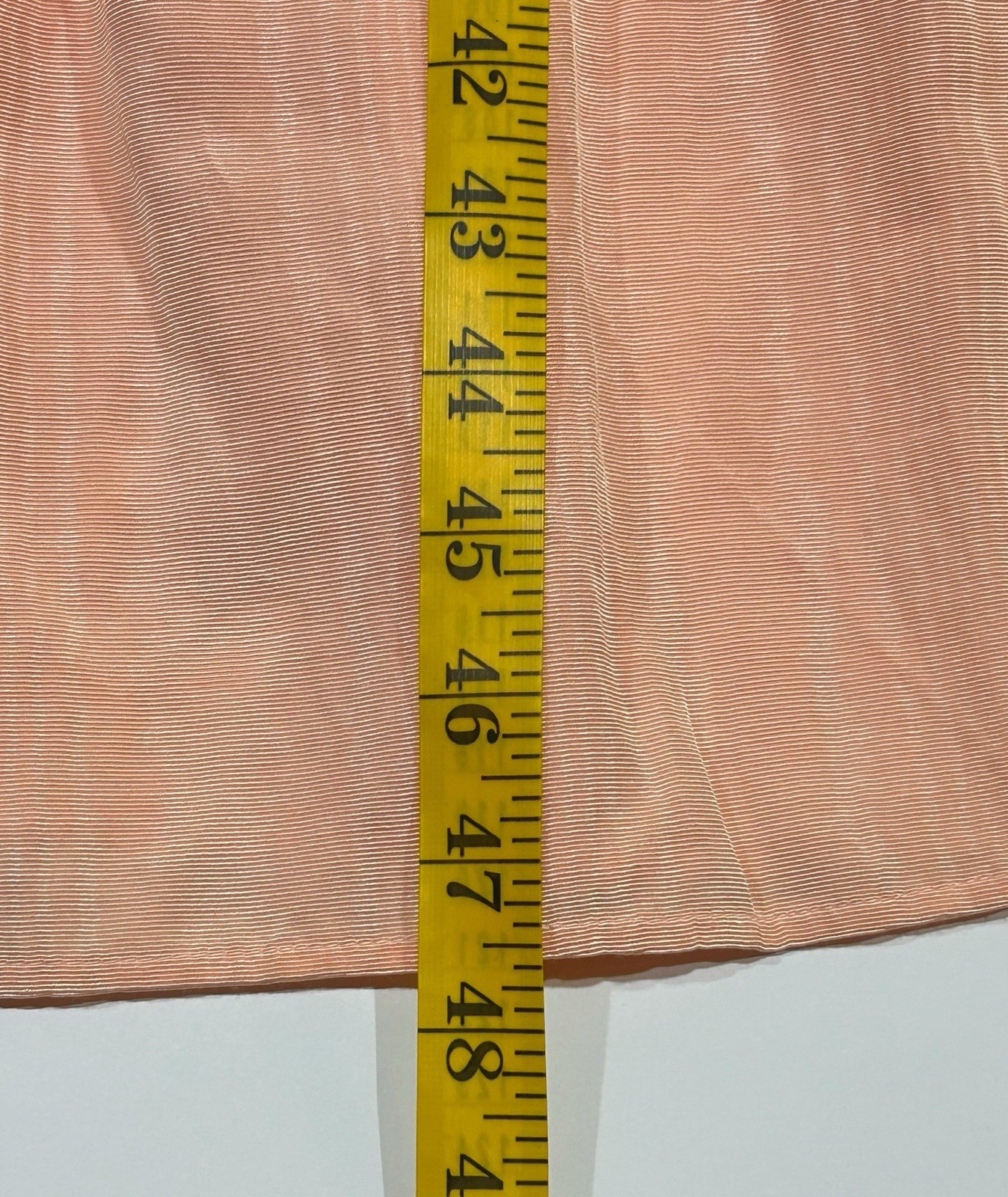 Vtg Scott McClintock Taffeta Lace Tea Dress Prom Victorian Peach Sz 14 FlawsREAD