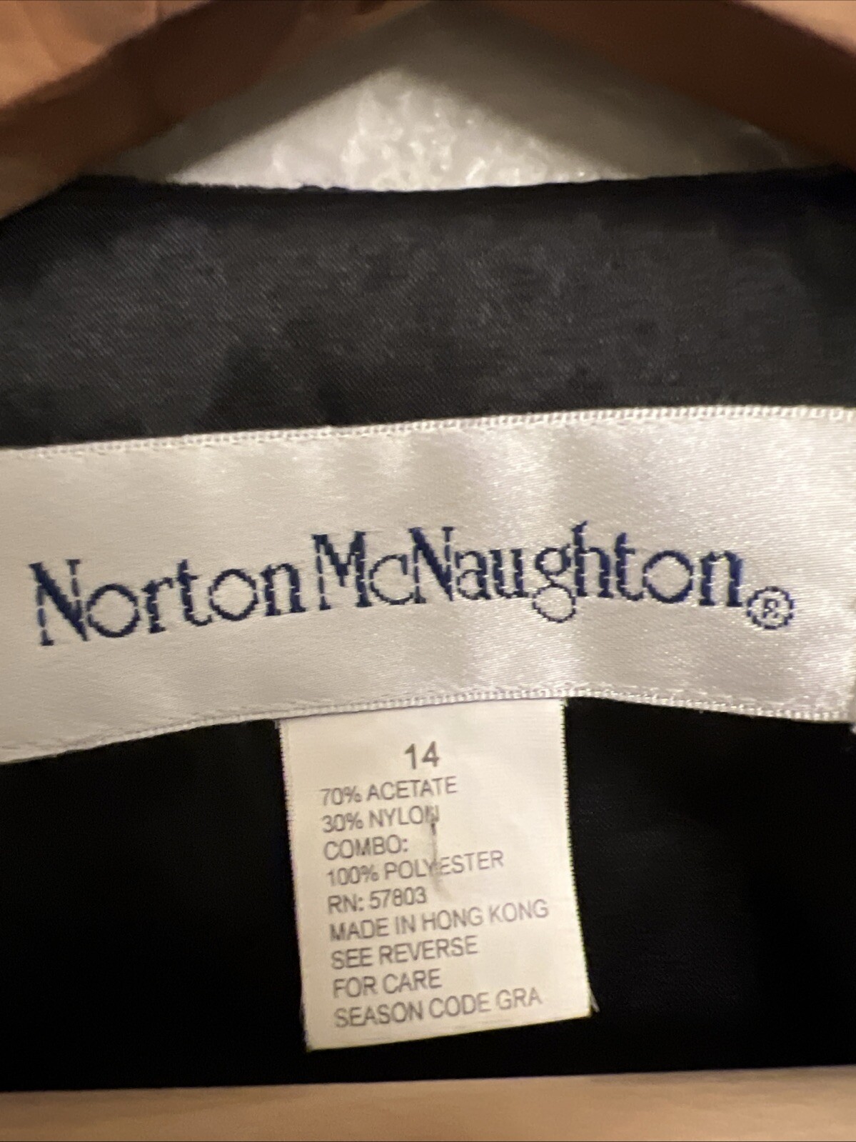 Vintage Norton Mcnaughton Velvet Blazer Jacket Top Whimsigoth Old Money Black 14