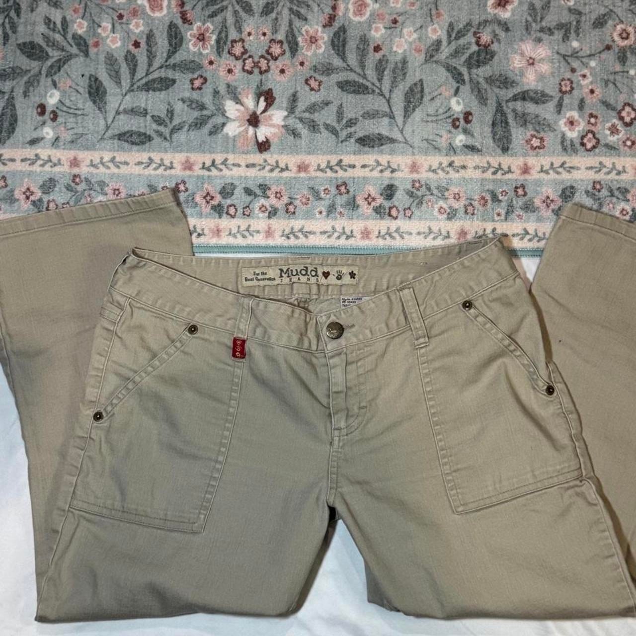 Vintage Y2K Mudd Khaki Capris / Cropped Pants – size 9