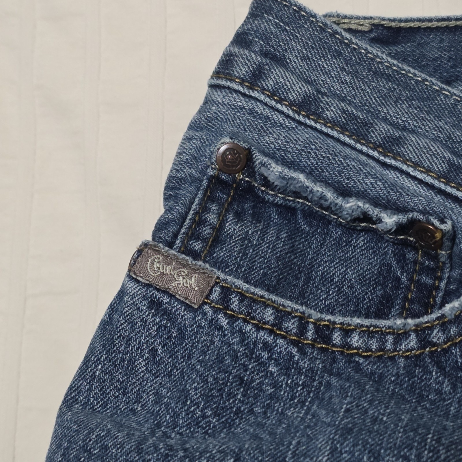 Vintage Cruel Girl Women’s Jeans Size 23 Blue Denim Slim Bootcut 9517