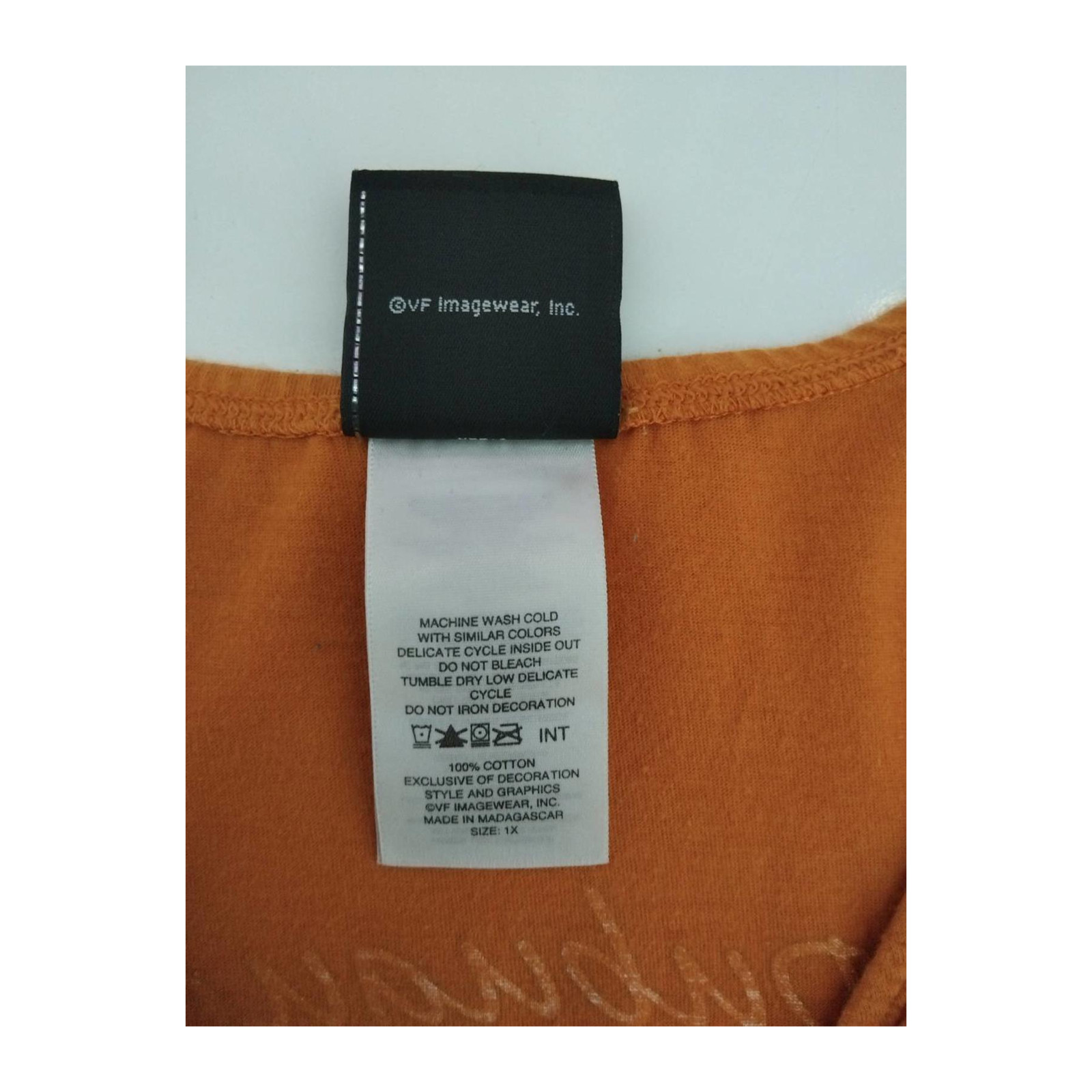 Harley Davidson Women’s Deep V Neck Blouse Orange XL