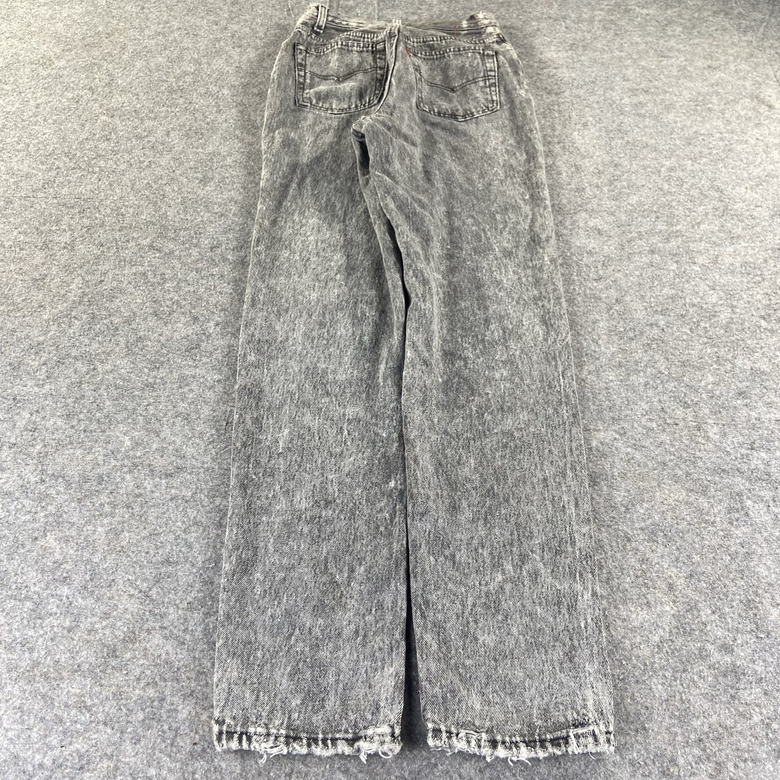 Vintage Levi’s 701 501 Acid Wash Button Fly Jeans 26 X 30 Made In USA